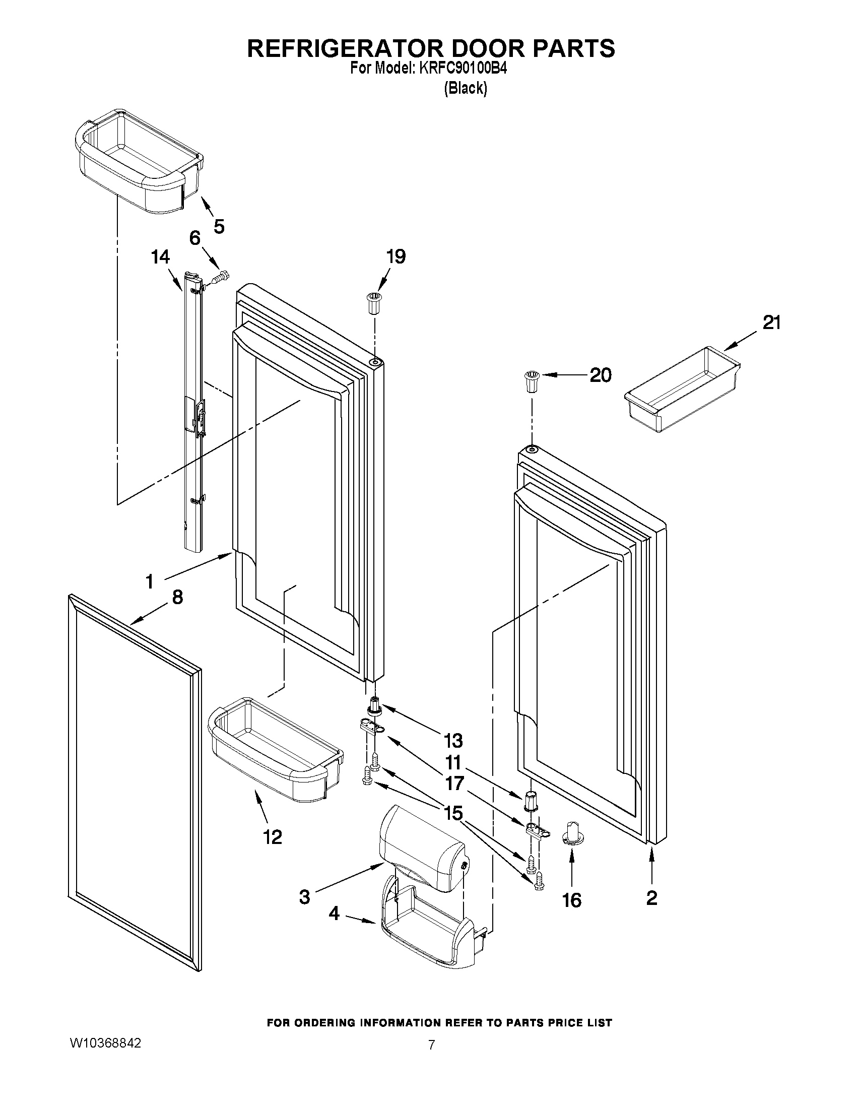 04 - REFRIGERATOR DOOR PARTS