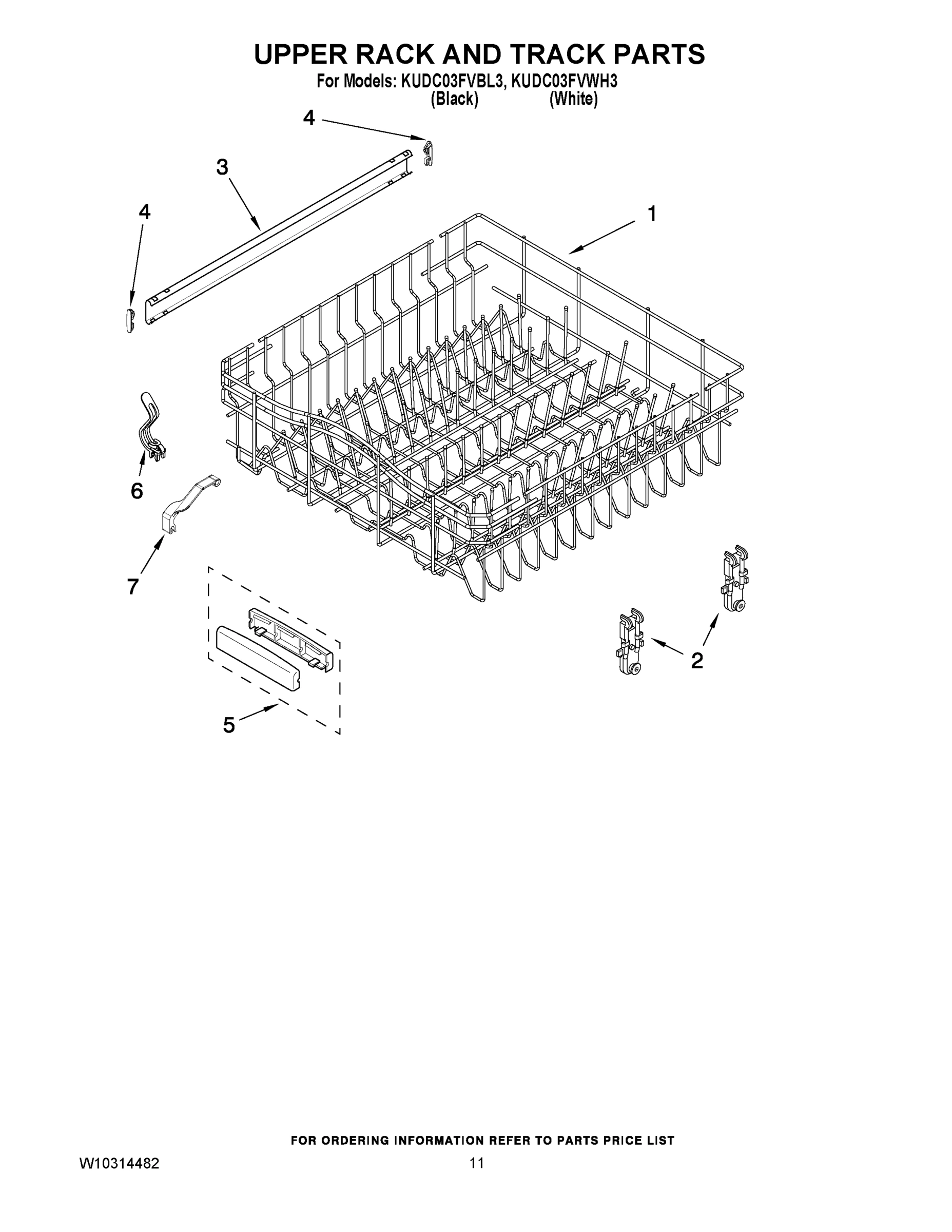 09 - UPPER RACK AND TRACK PARTS