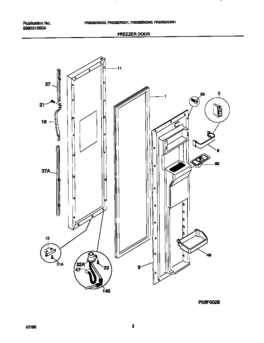 02 - FREEZER DOOR