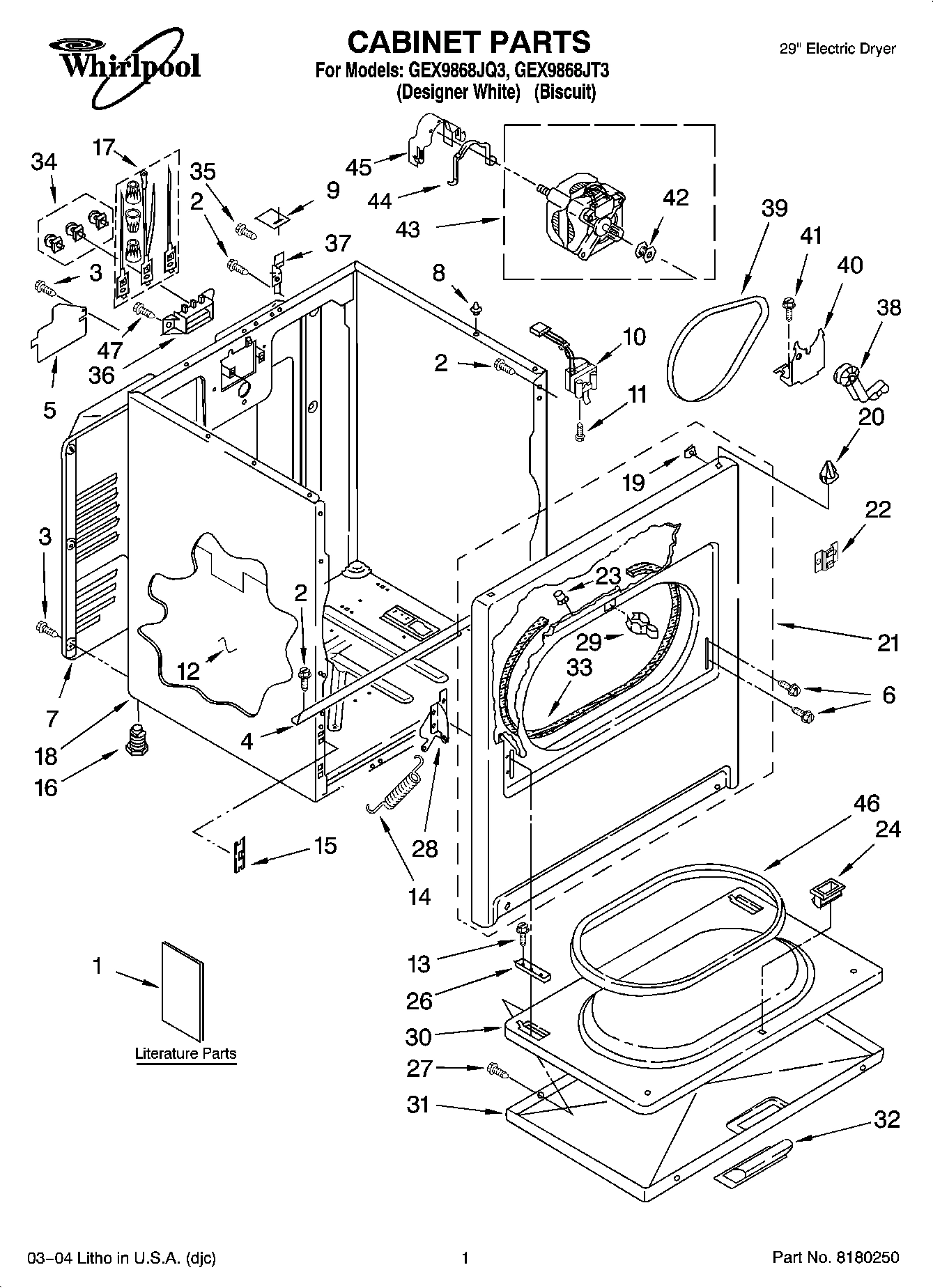 01 - CABINET PARTS