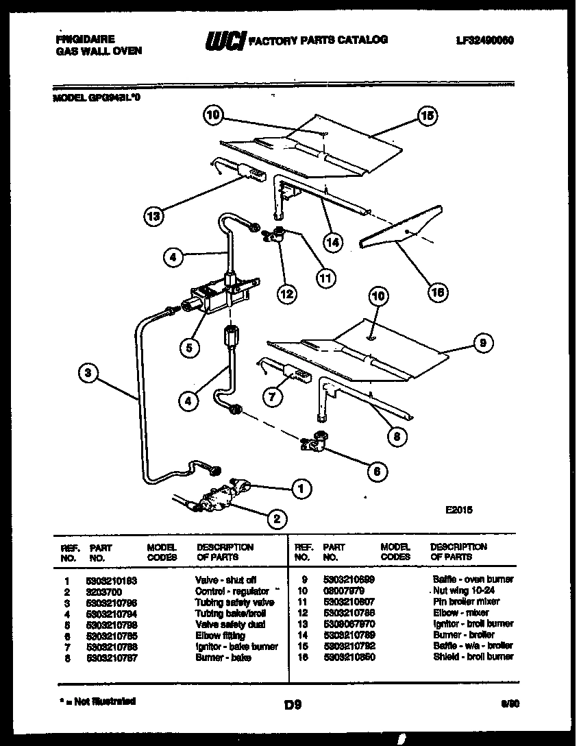 05 - BURNER, MANIFOLD AND GAS CONTROL