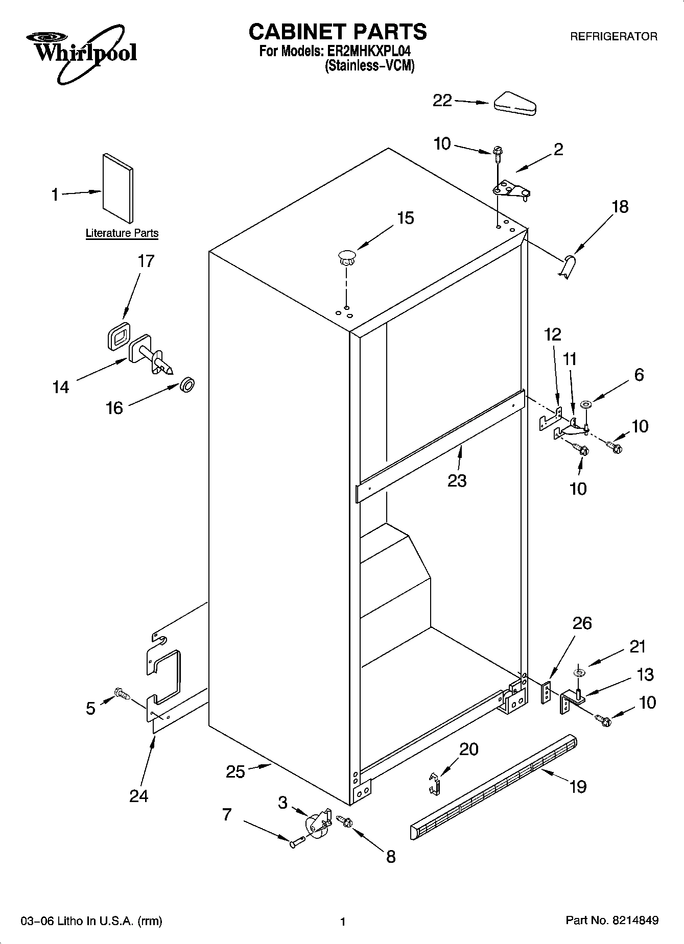 01 - CABINET PARTS