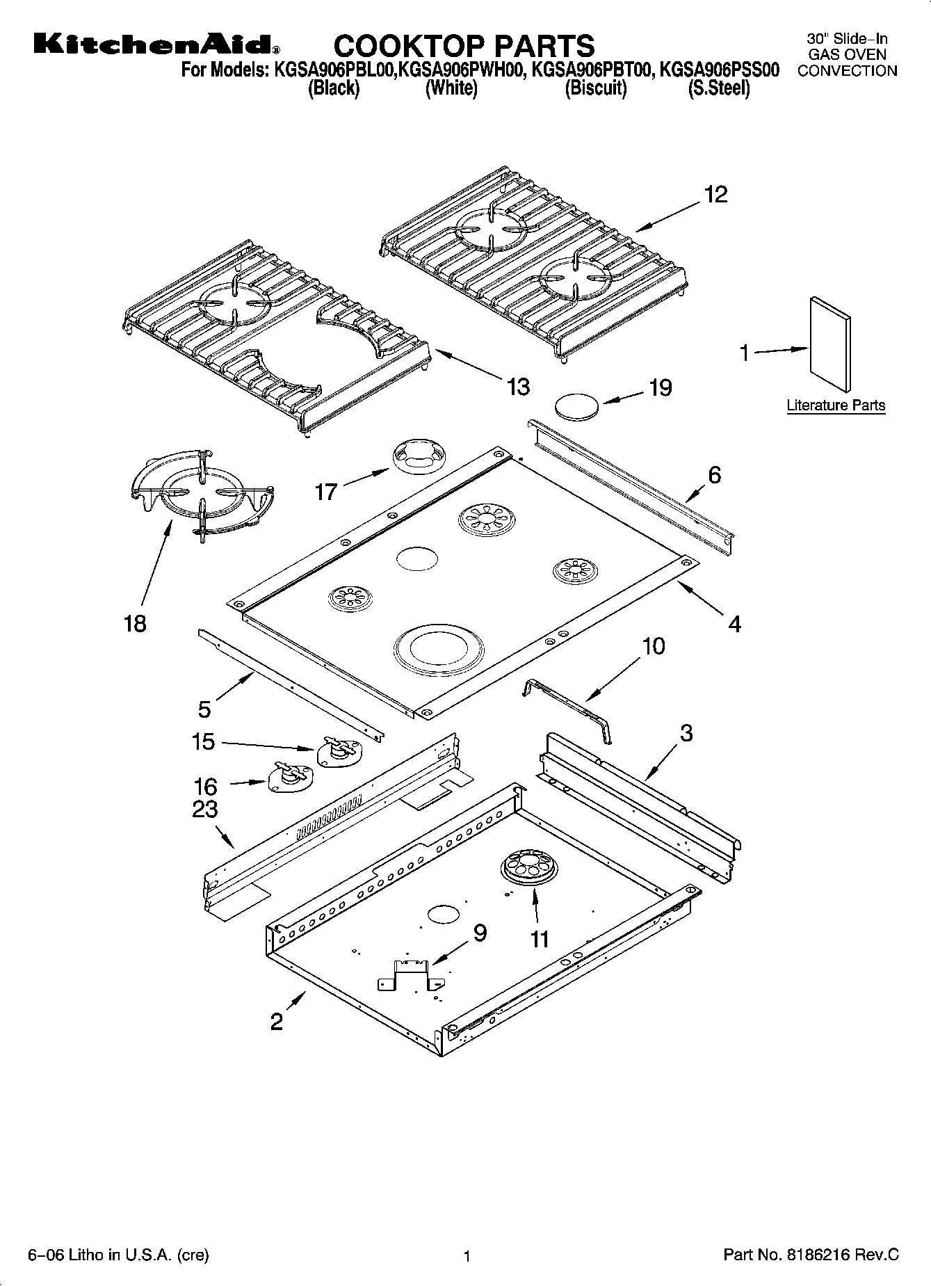 01 - COOKTOP PARTS