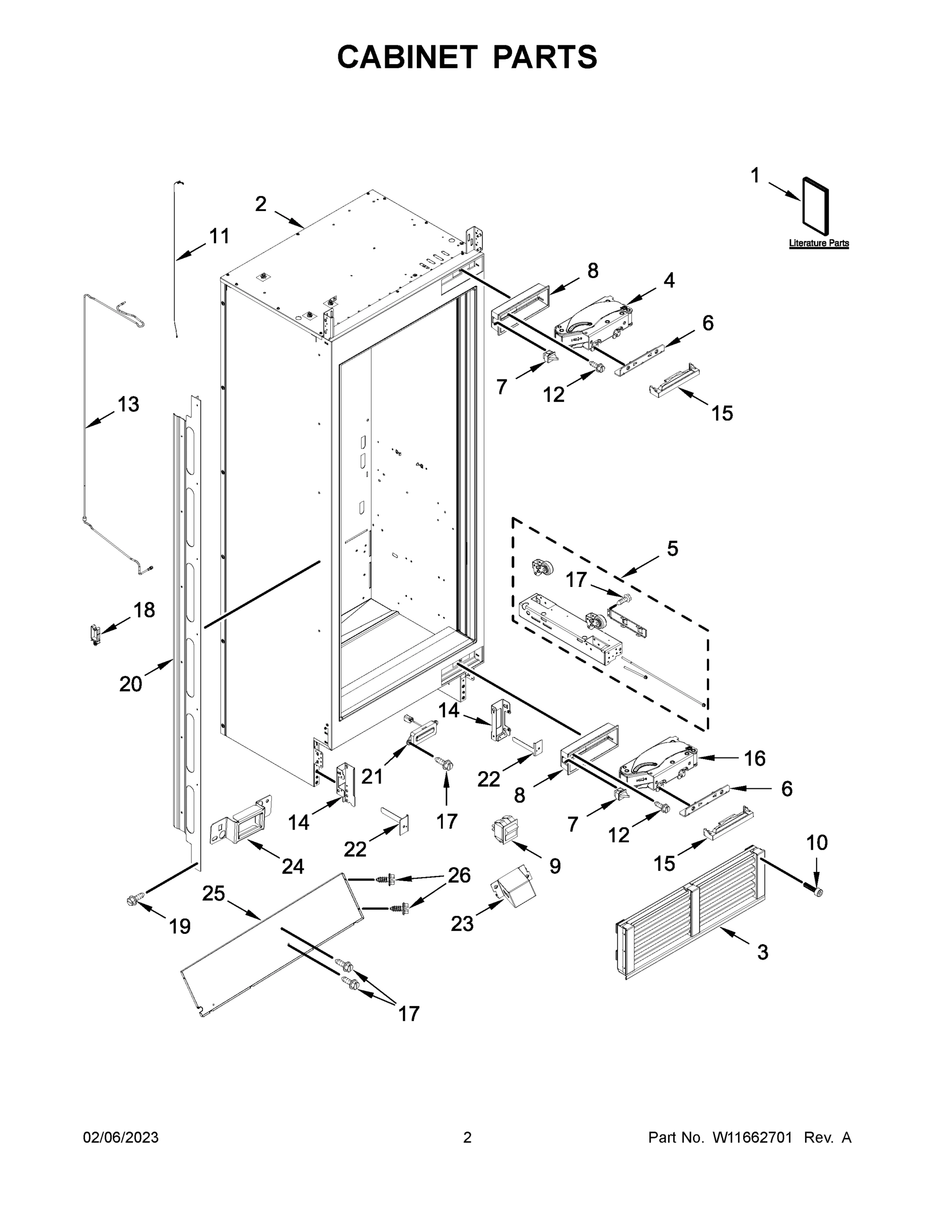 02 - CABINET PARTS