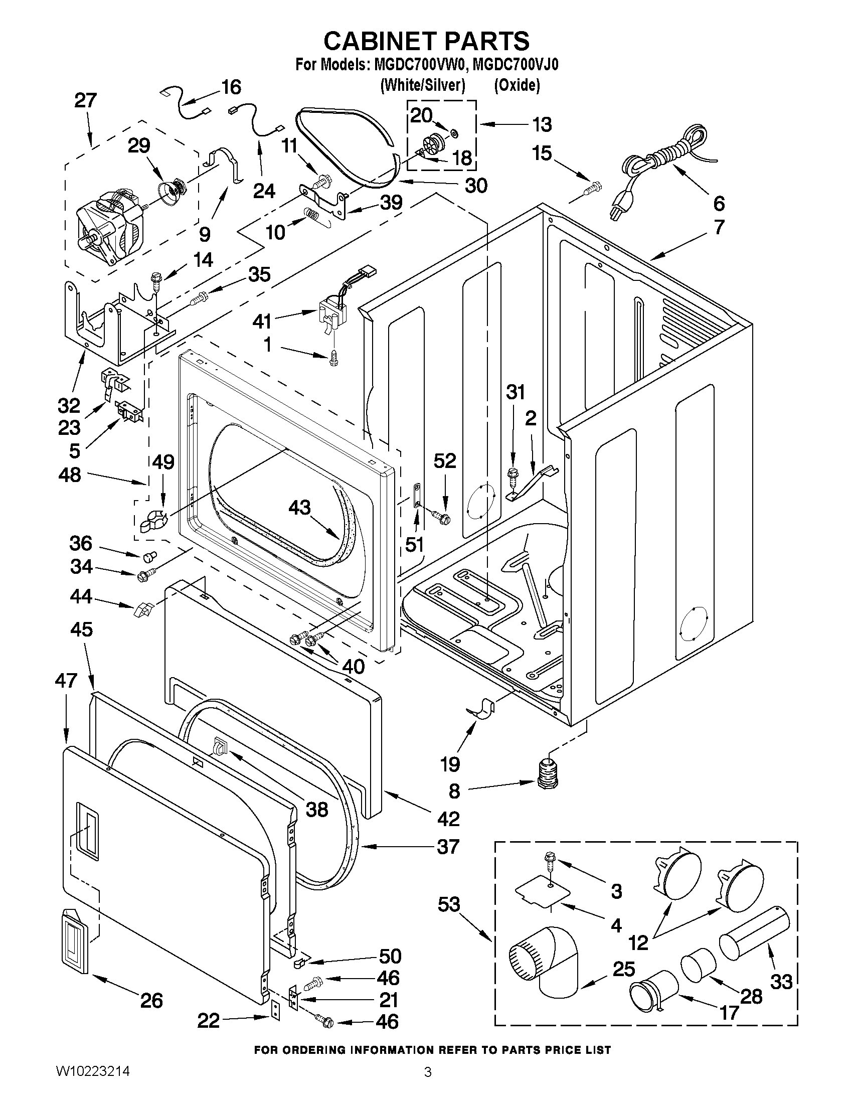 02 - CABINET PARTS