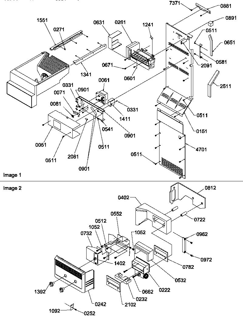 08 - ICE MAKER/CONTROL ASSY