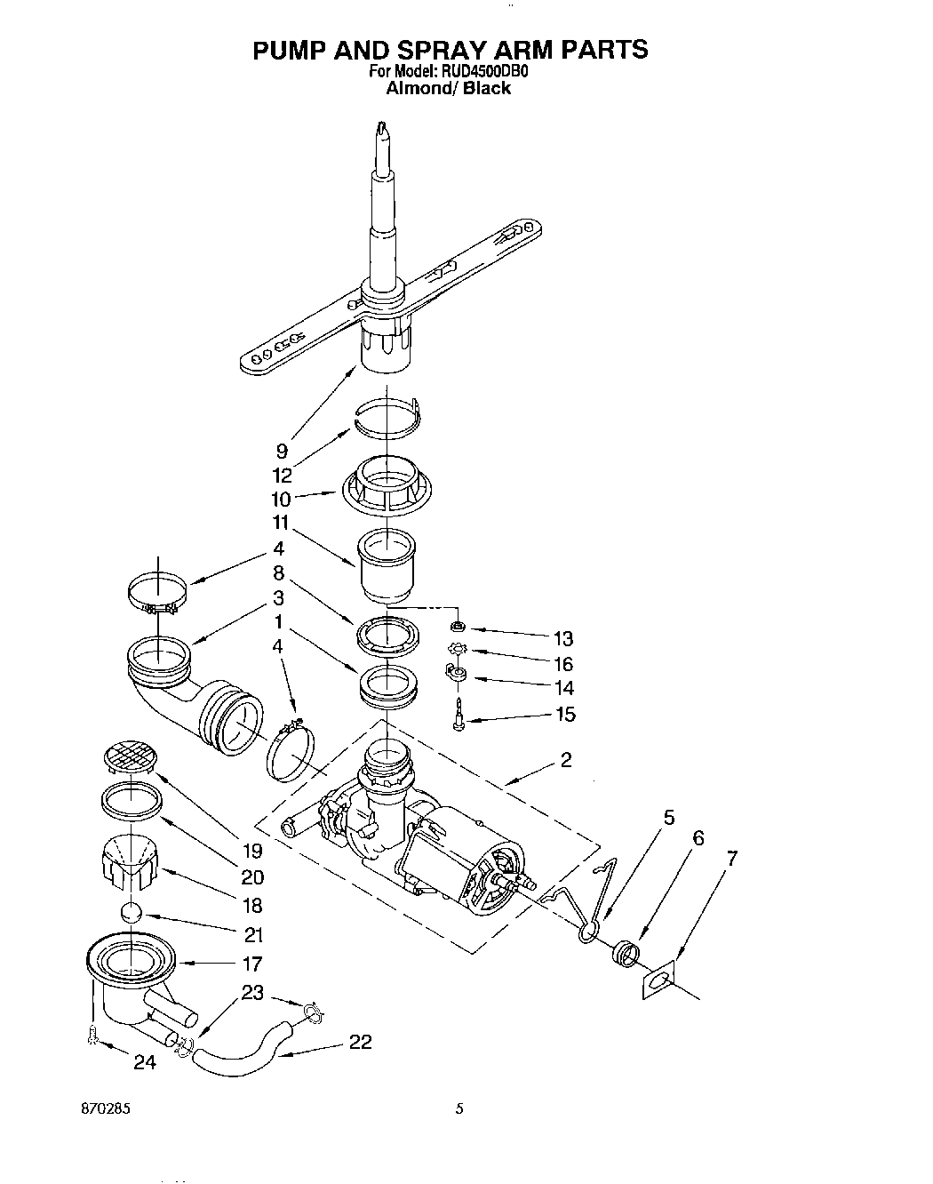 04 - PUMP AND SPRAY ARM