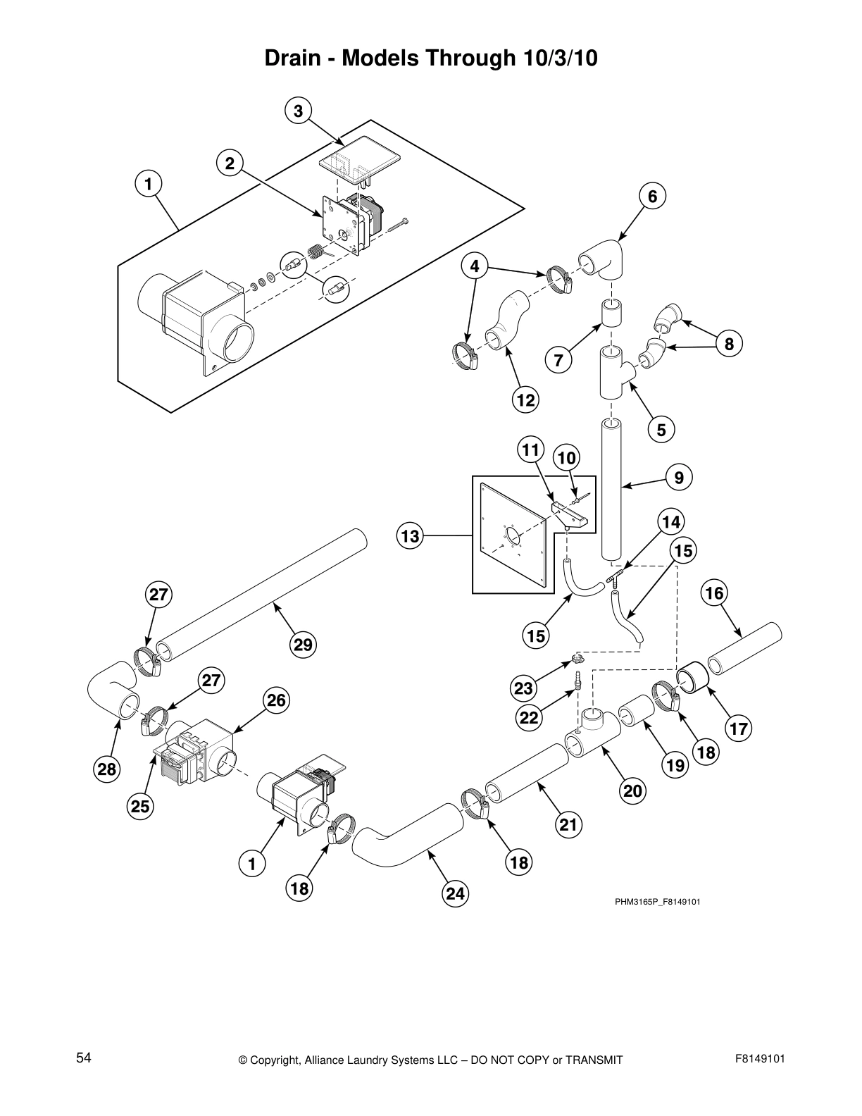 Drain - Models Through 10/3/10