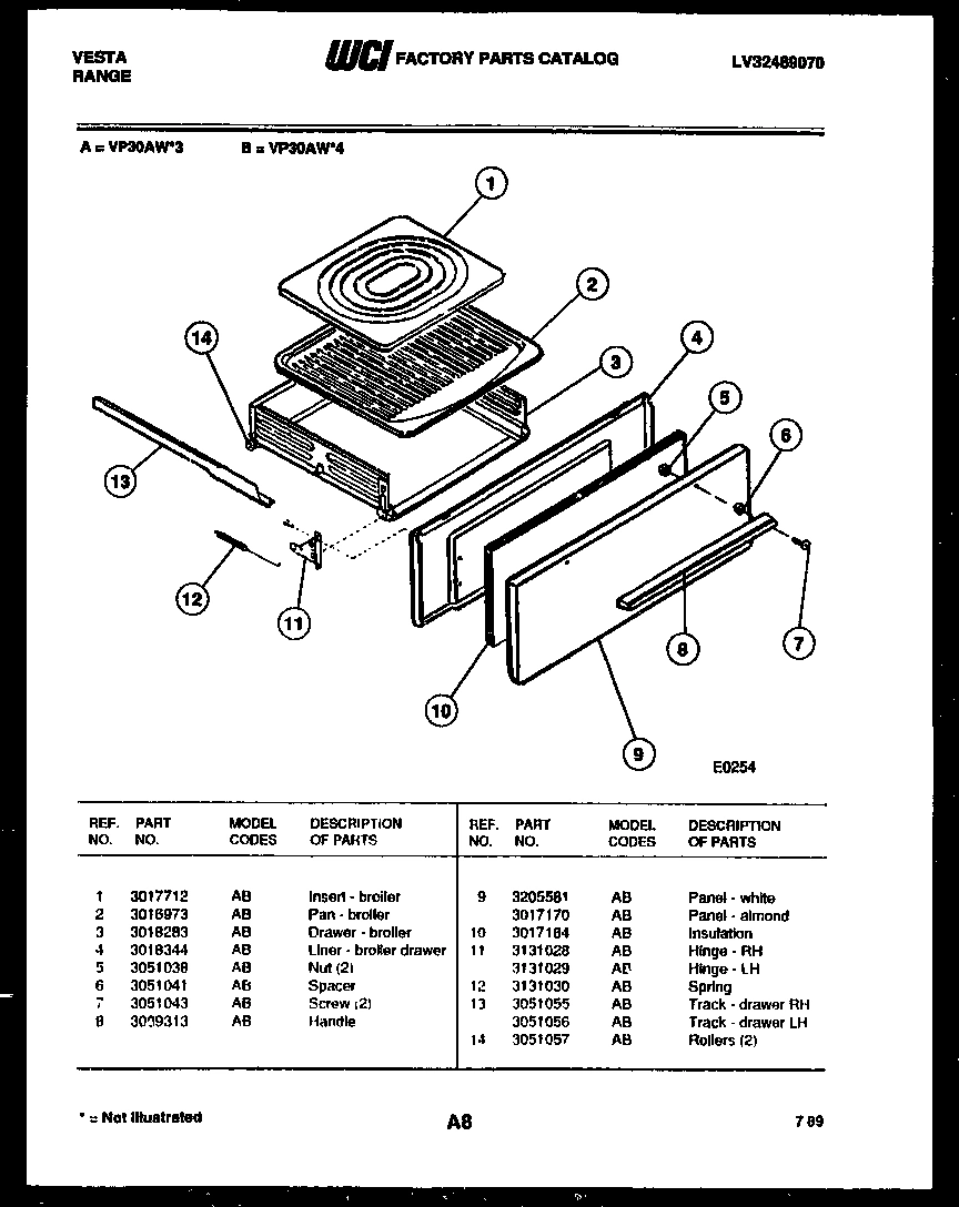 06 - BROILER DRAWER PARTS