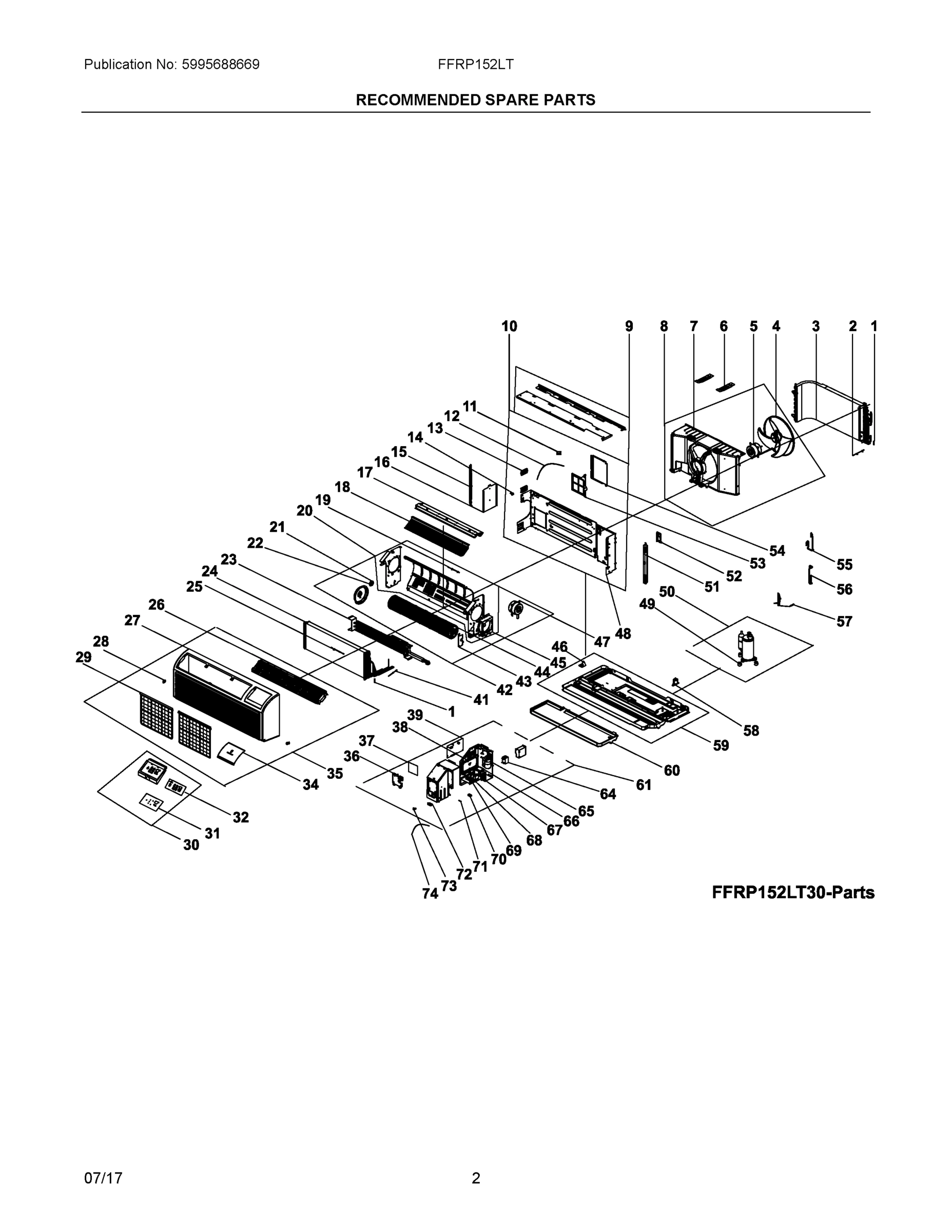 02 - RECOMMENDED SPARE PARTS
