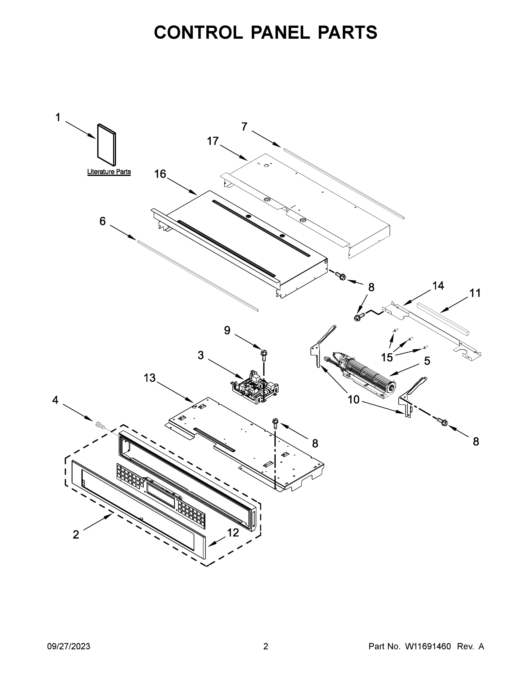 02 - CONTROL PANEL PARTS