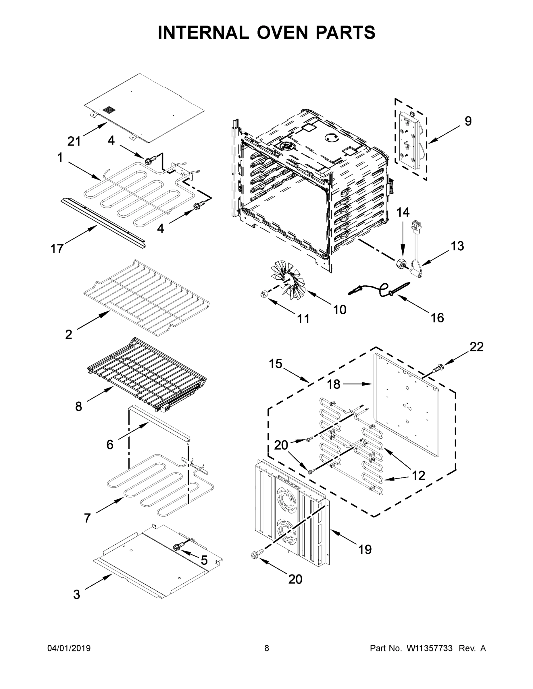 05 - INTERNAL OVEN PARTS