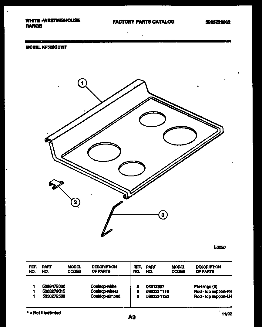 03 - COOKTOP PARTS