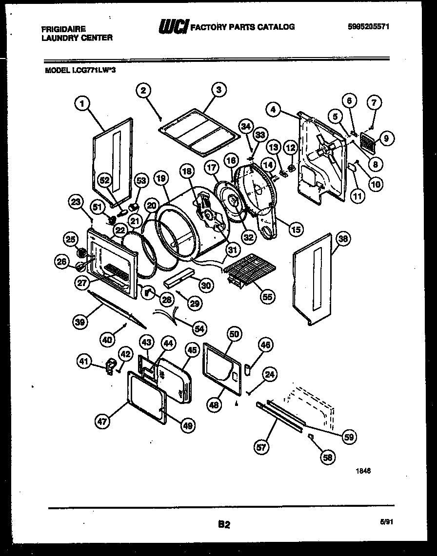 02 - CABINET AND COMPONENT PARTS