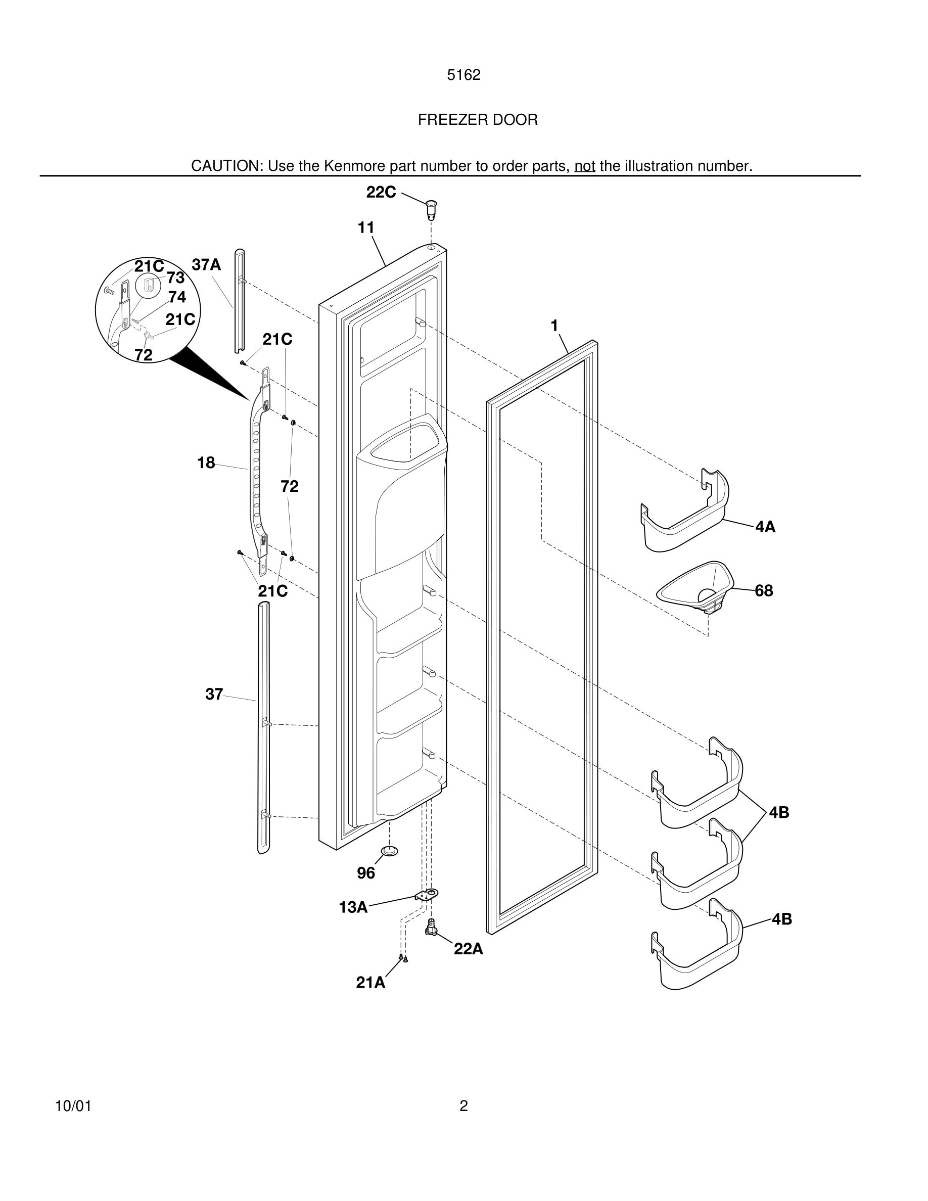 03 - FREEZER DOOR