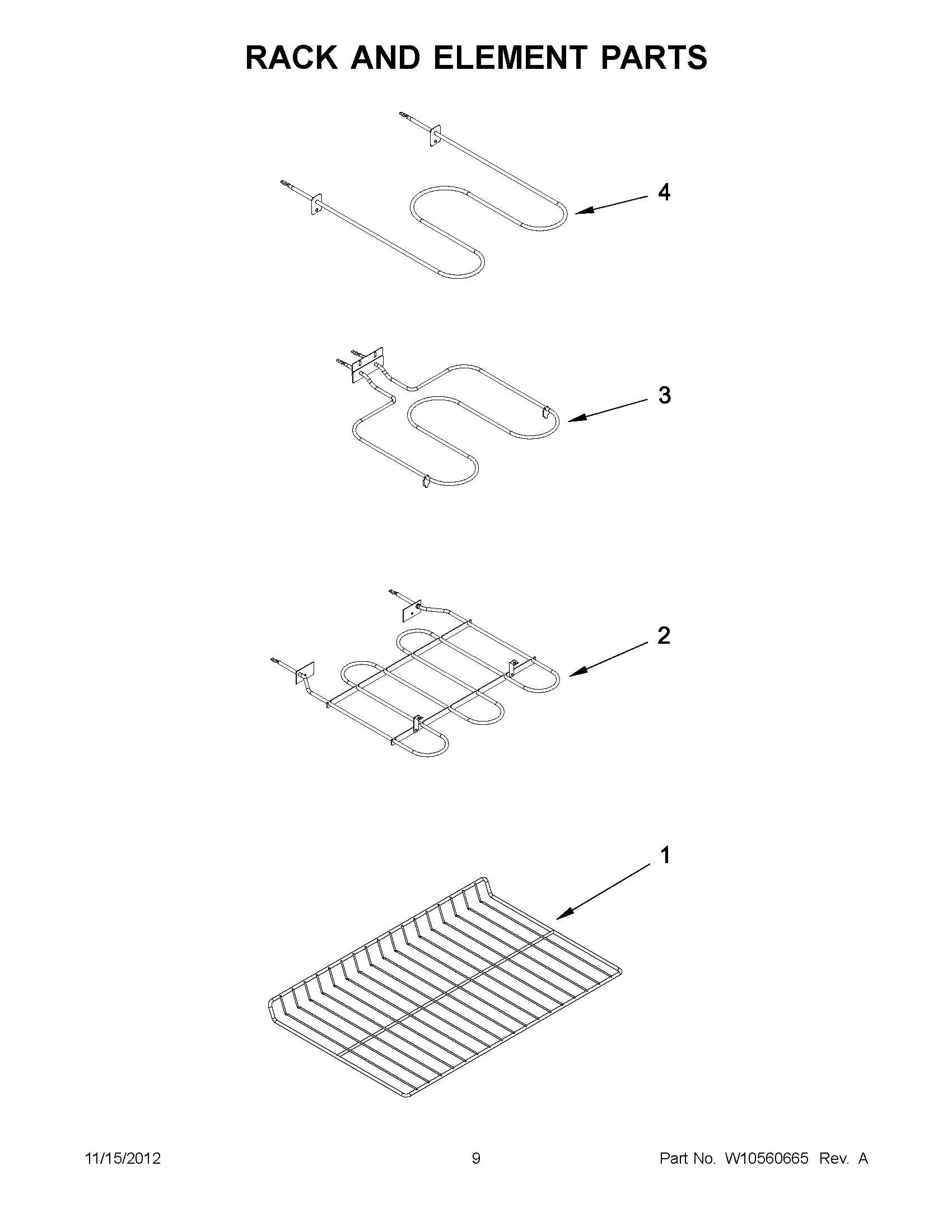 04 - RACK AND ELEMENT PARTS