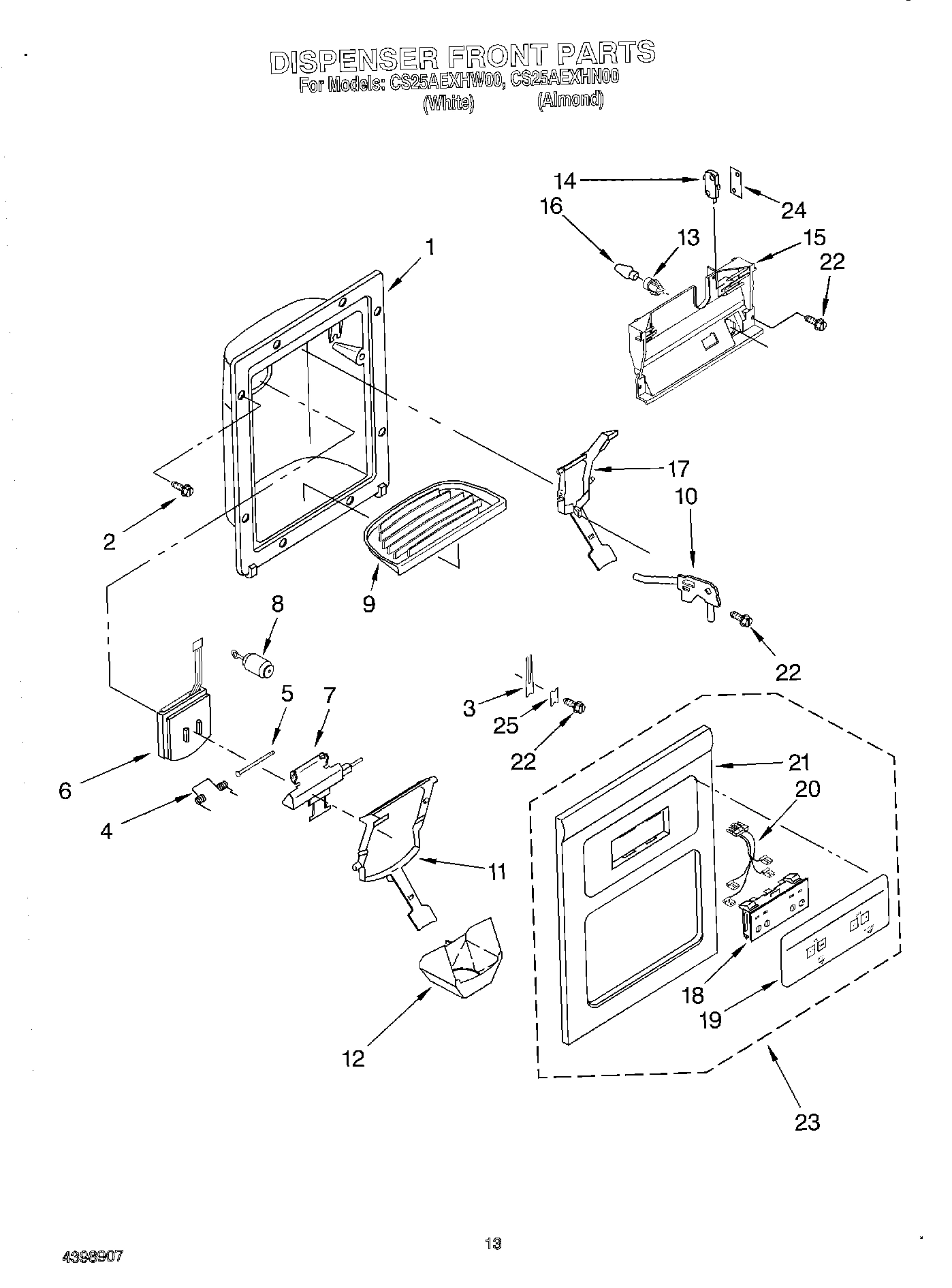08 - DISPENSER FRONT