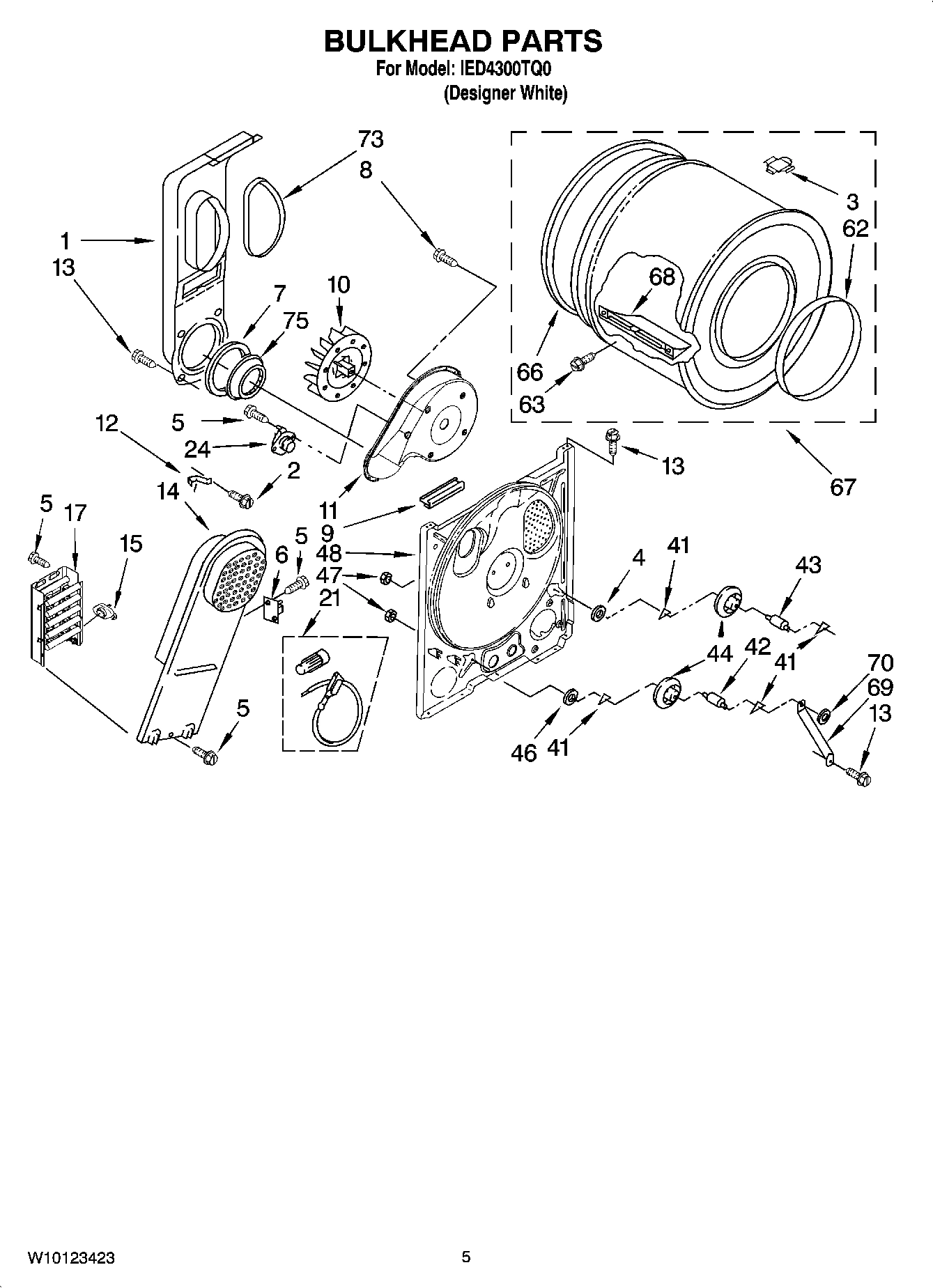 03 - BULKHEAD PARTS, OPTIONAL PARTS (NOT INCLUDED)