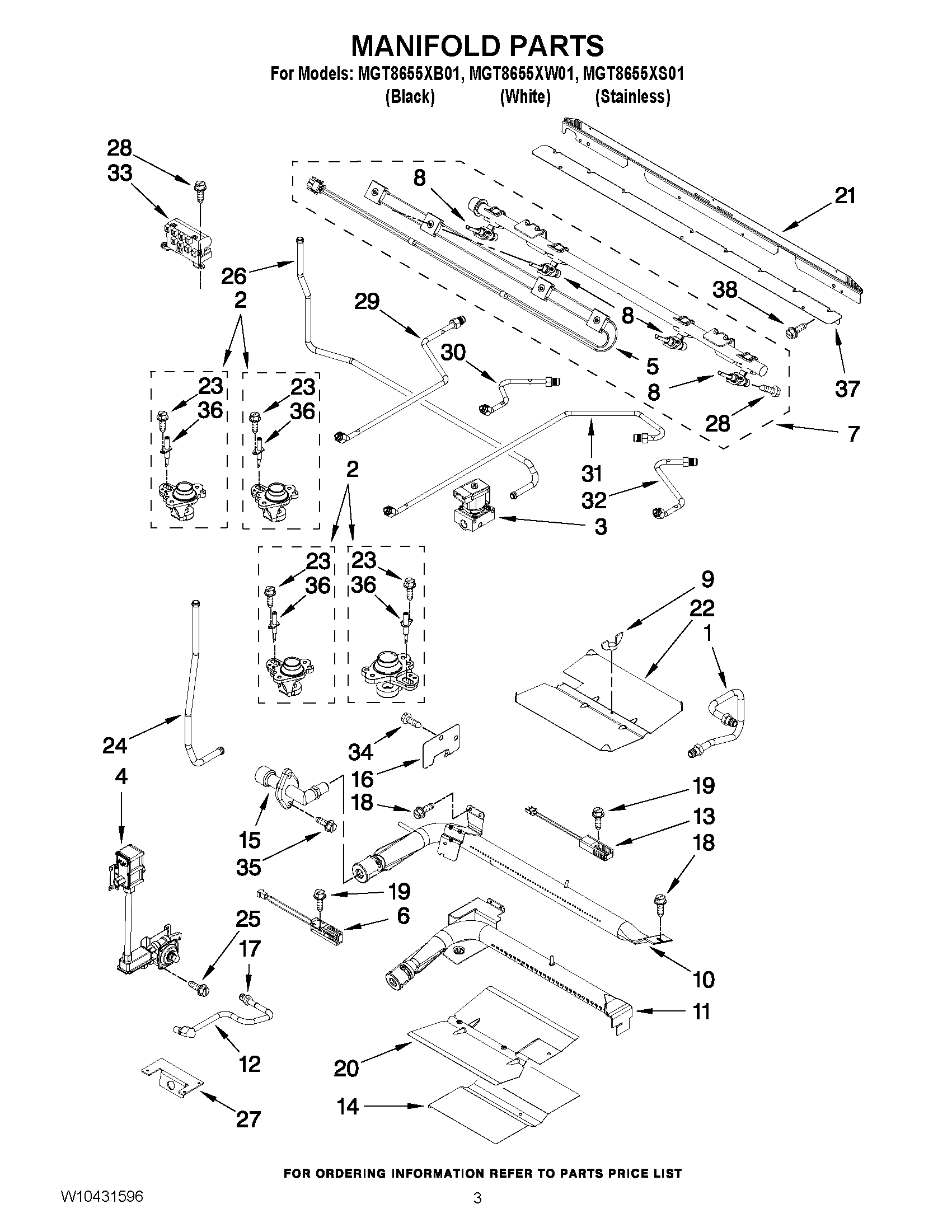 03 - MANIFOLD PARTS