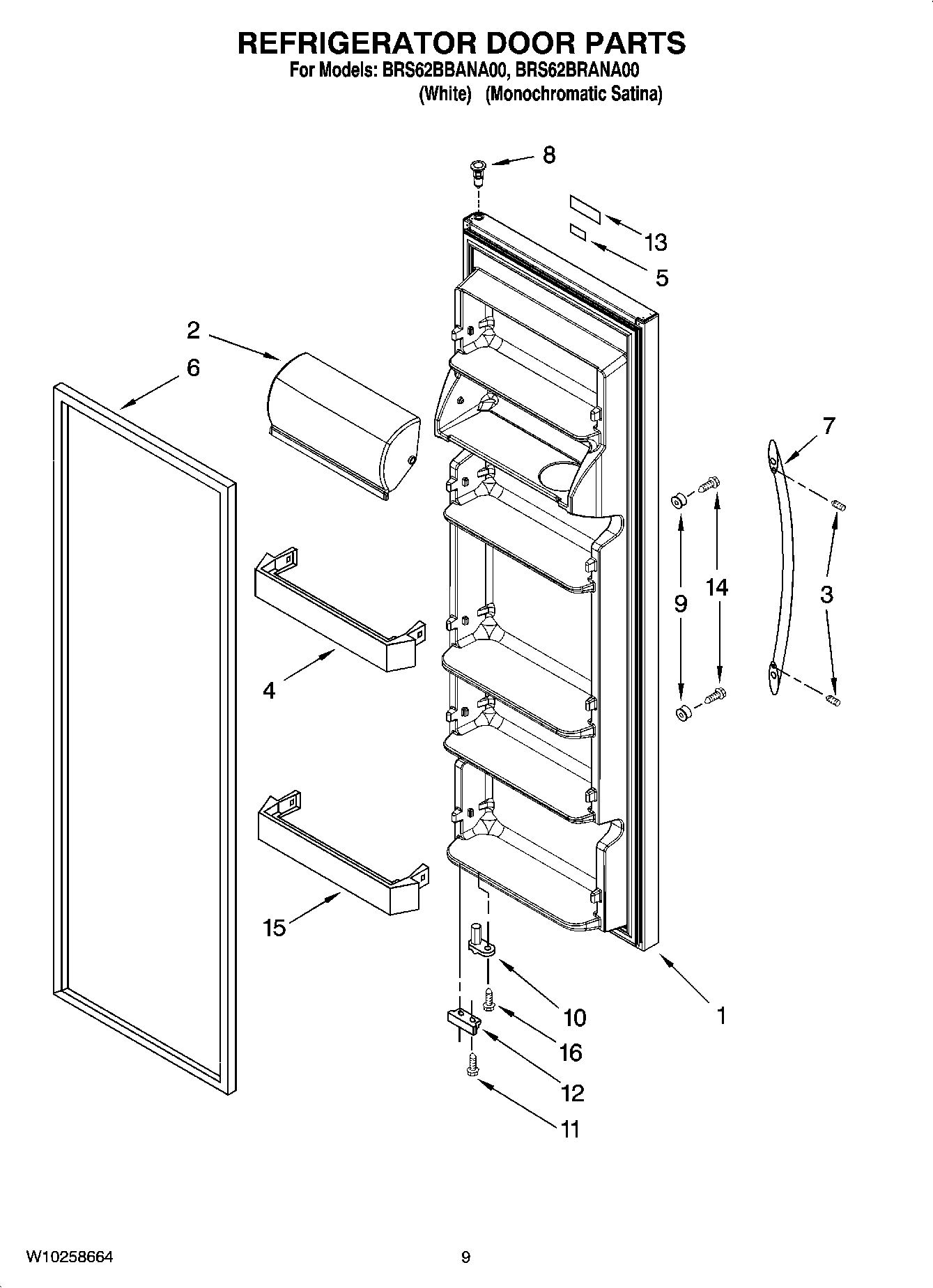 06 - REFRIGERATOR DOOR PARTS