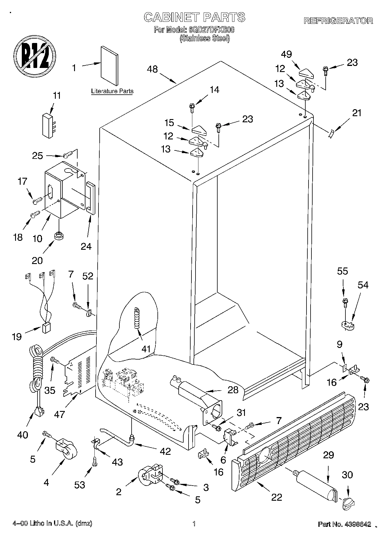 01 - CABINET, LITERATURE