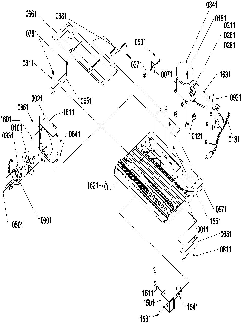 10 - Machine Compartment & Muffler Assy