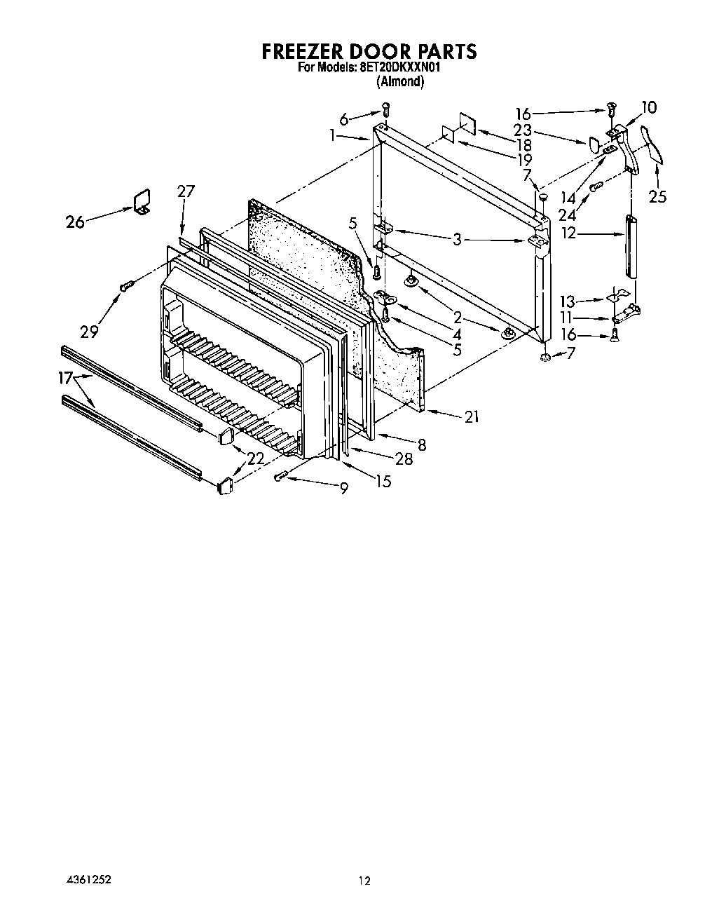 08 - FREEZER DOOR