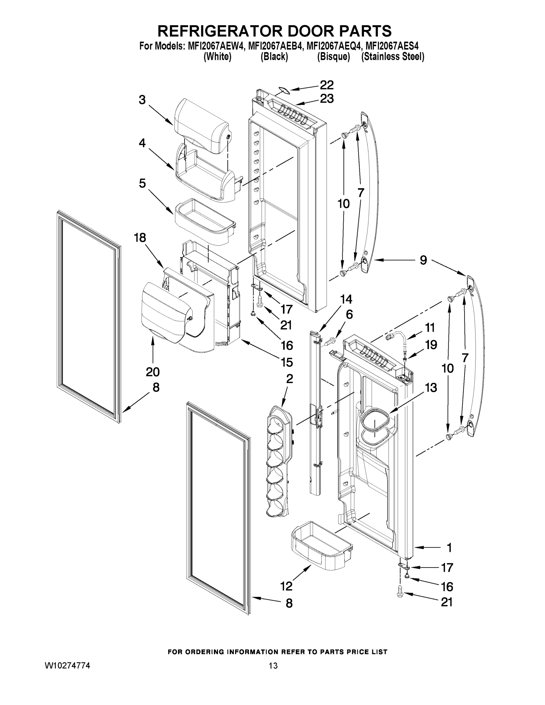 07 - REFRIGERATOR DOOR PARTS