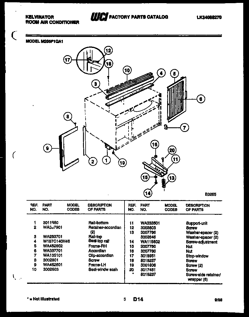 05 - CABINET AND INSTALLATION PARTS