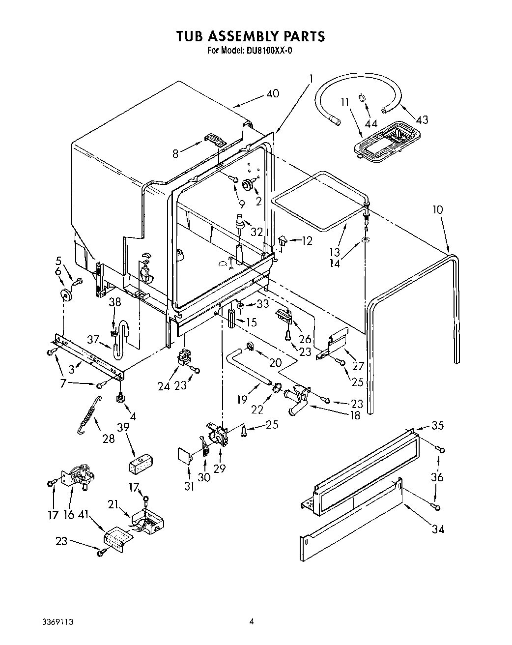 04 - TUB ASSEMBLY