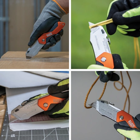 44130 Klein Tools Auto-Loading Folding Utility Knife - Image 7