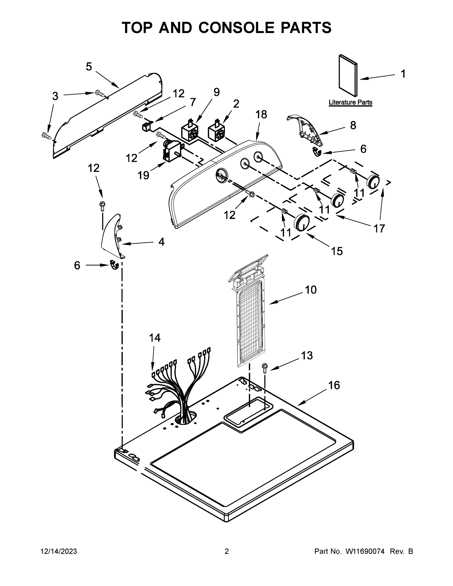 02 - TOP AND CONSOLE PARTS