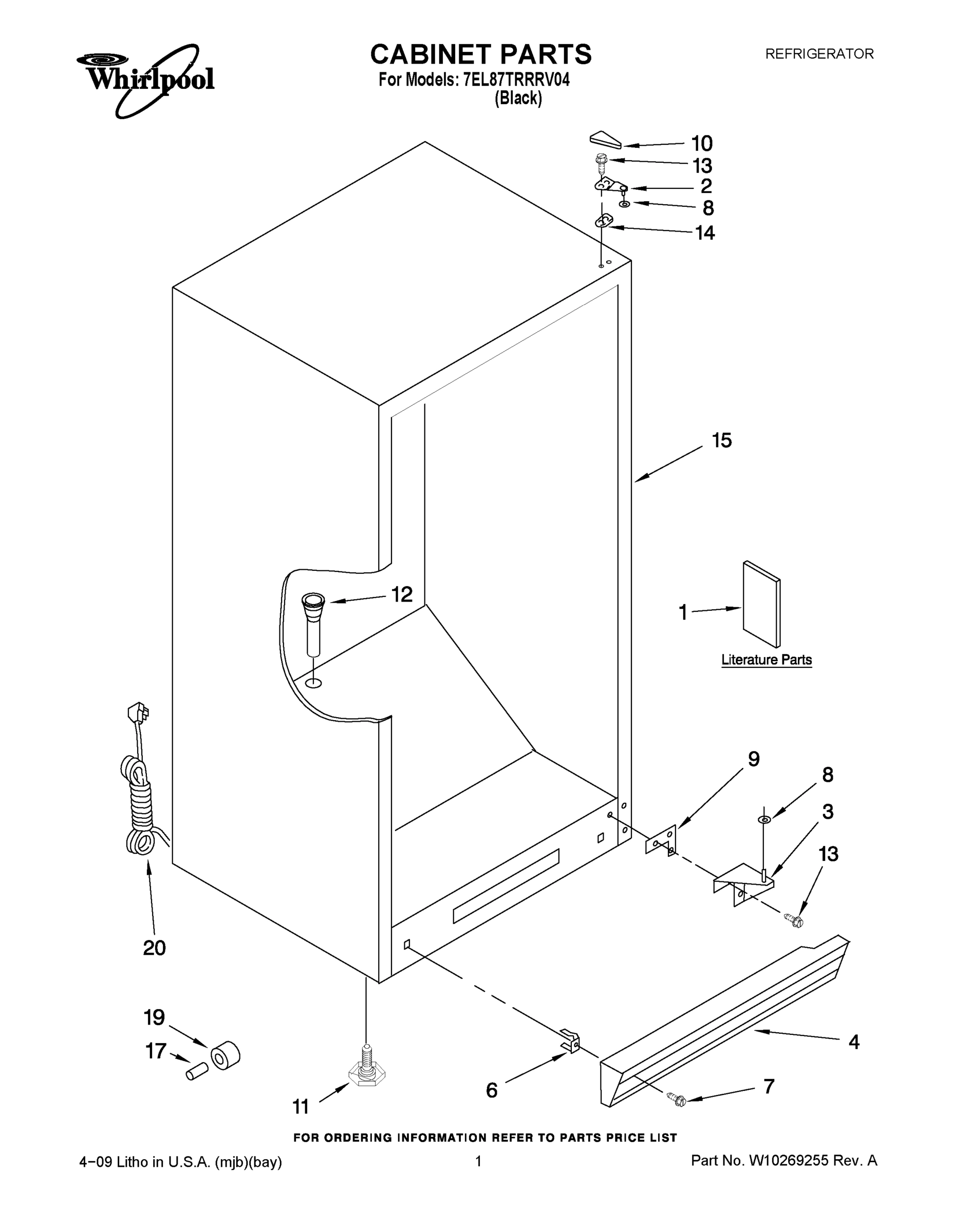 01 - CABINET PARTS