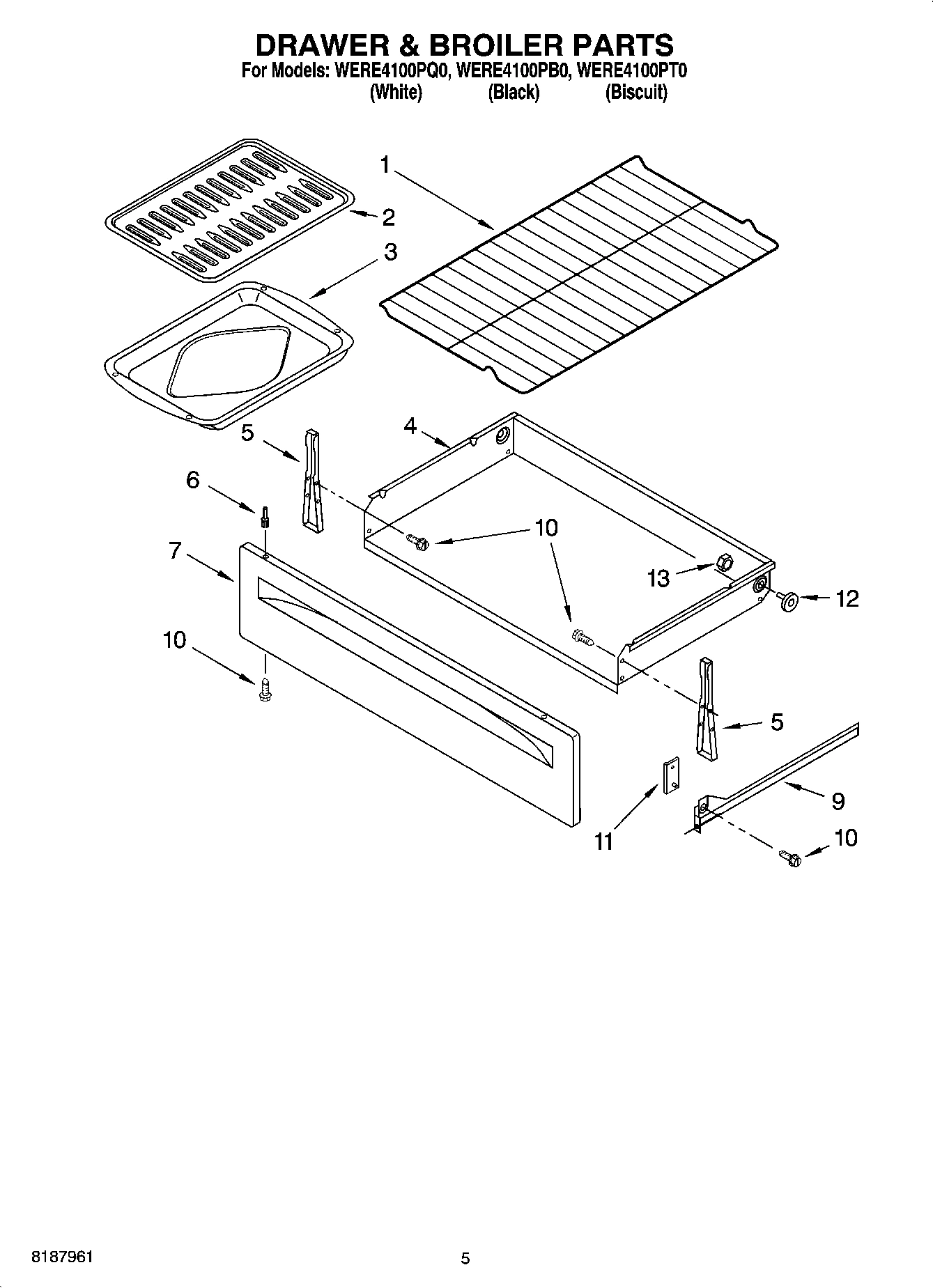 04 - DRAWER & BROILER PARTS