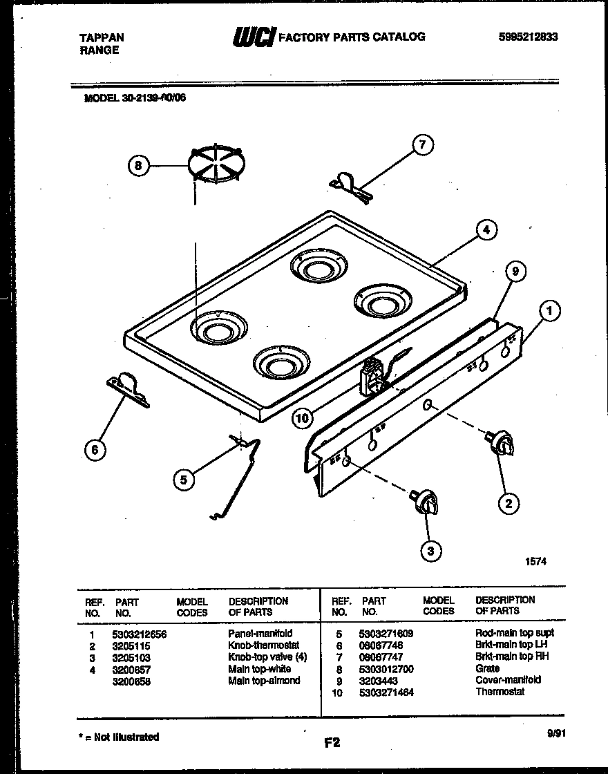 03 - COOKTOP PARTS