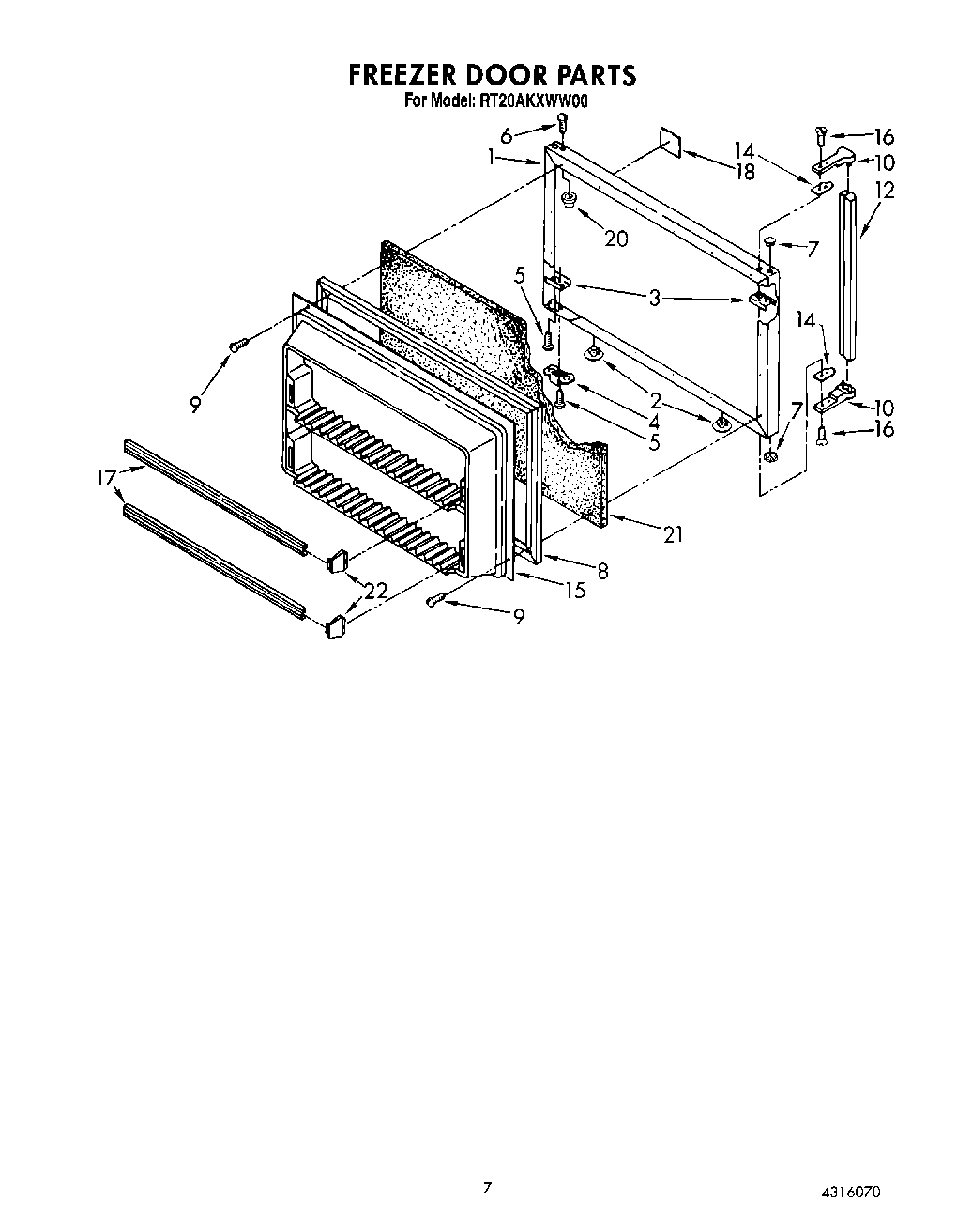 05 - FREEZER DOOR