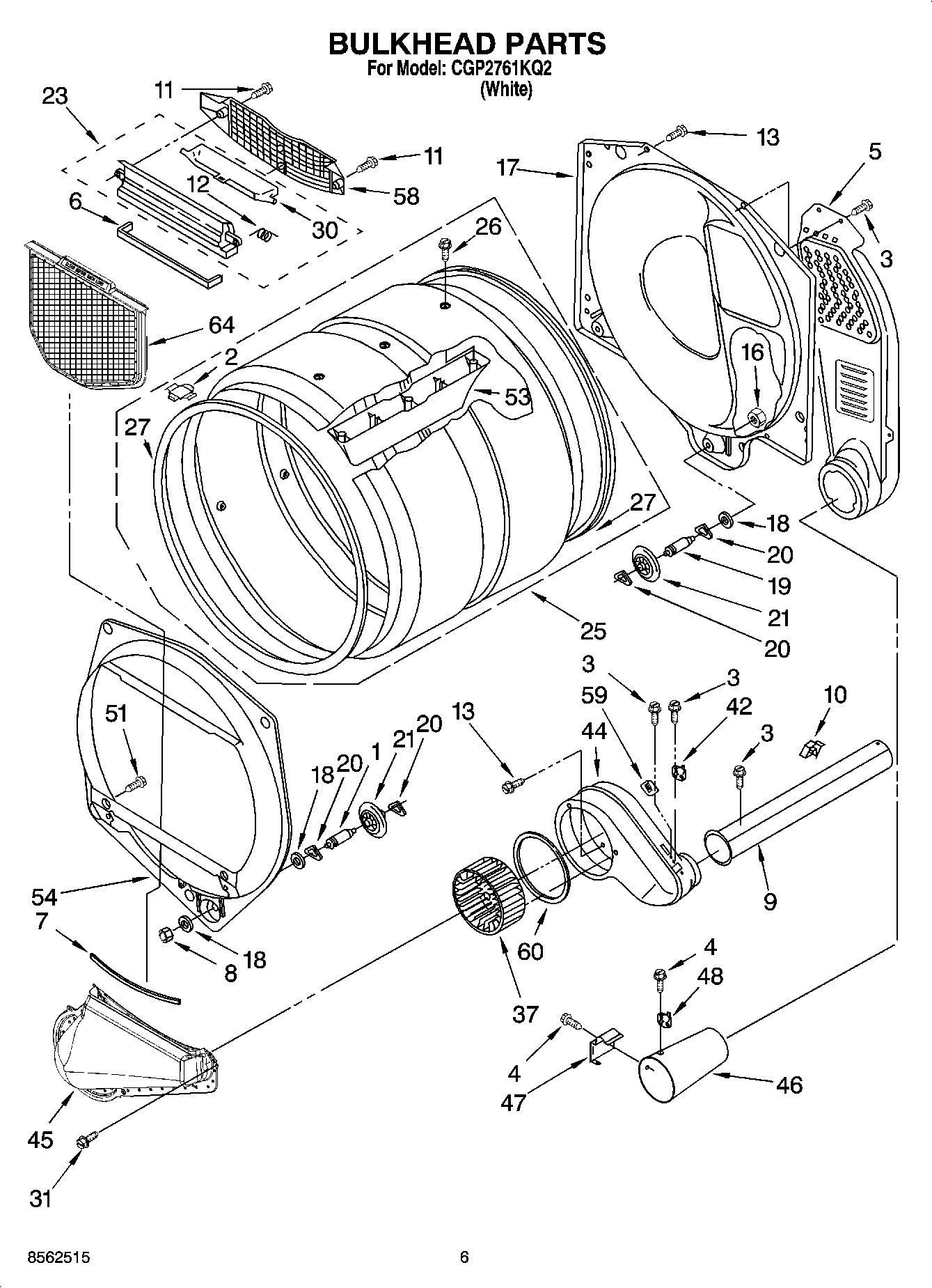 03 - BULKHEAD PARTS AND OPTIONAL PARTS (NOT INCLUDED)