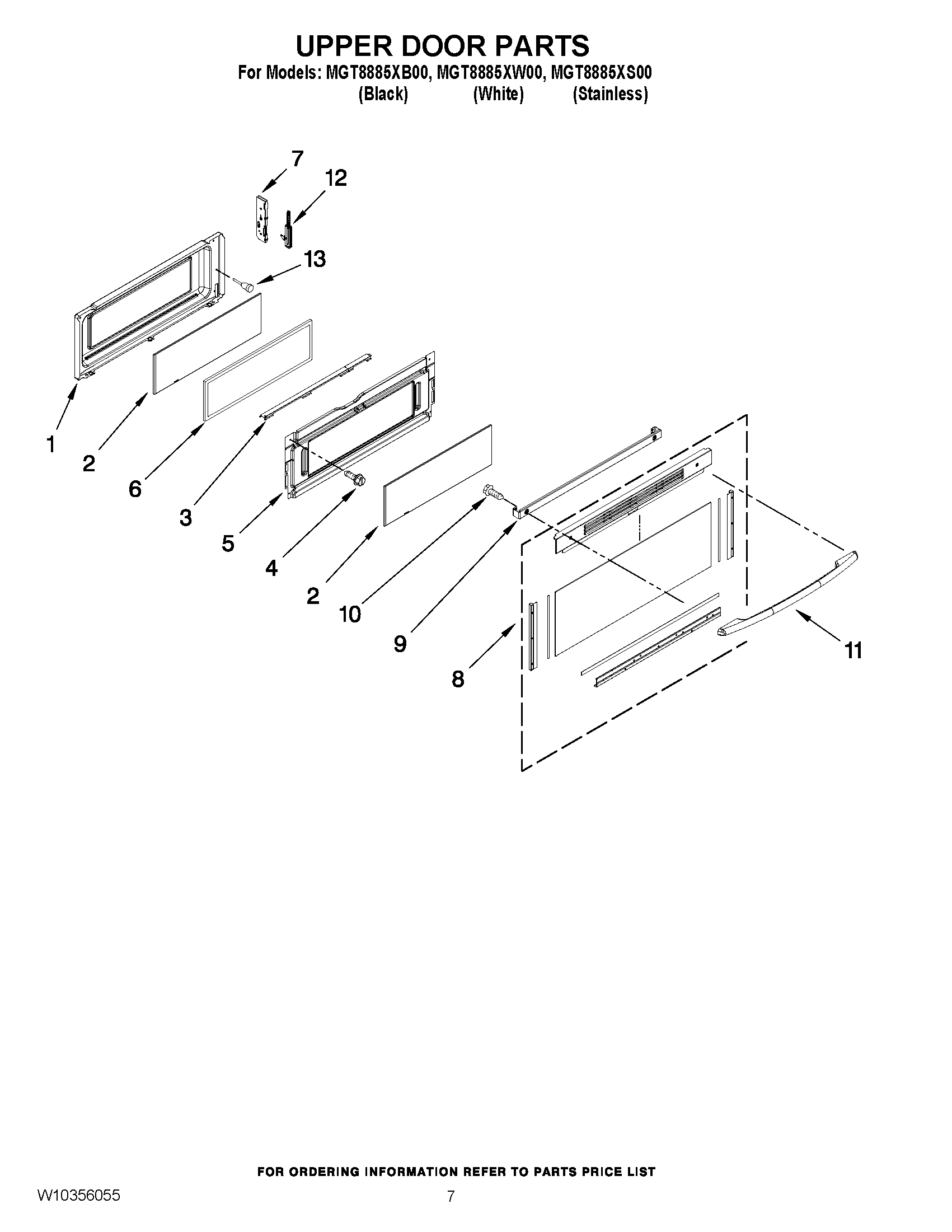 05 - UPPER DOOR PARTS
