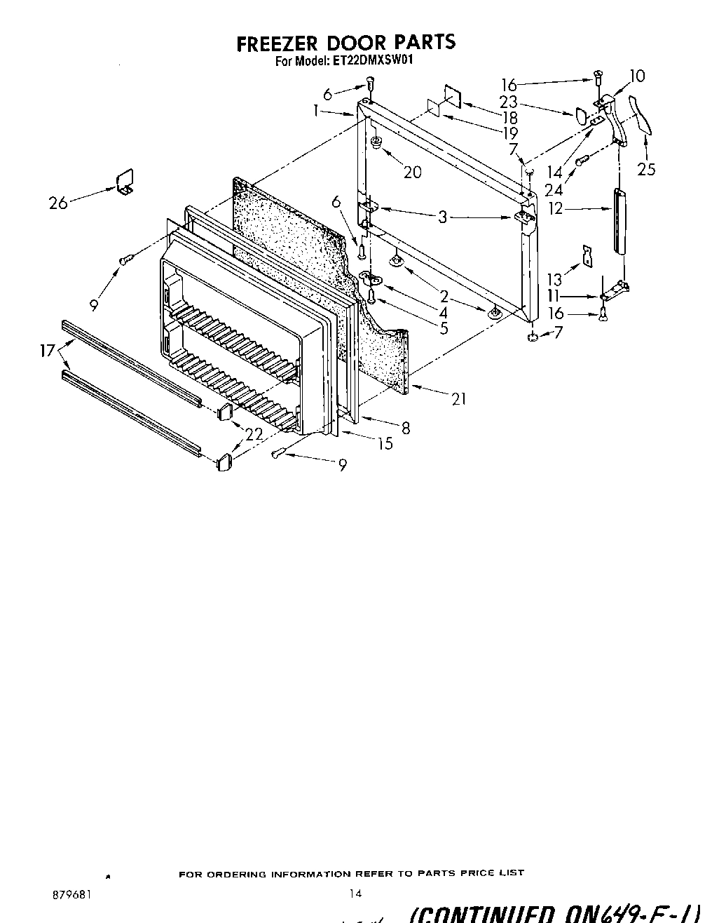 09 - FREEZER DOOR , MISCELLANEOUS