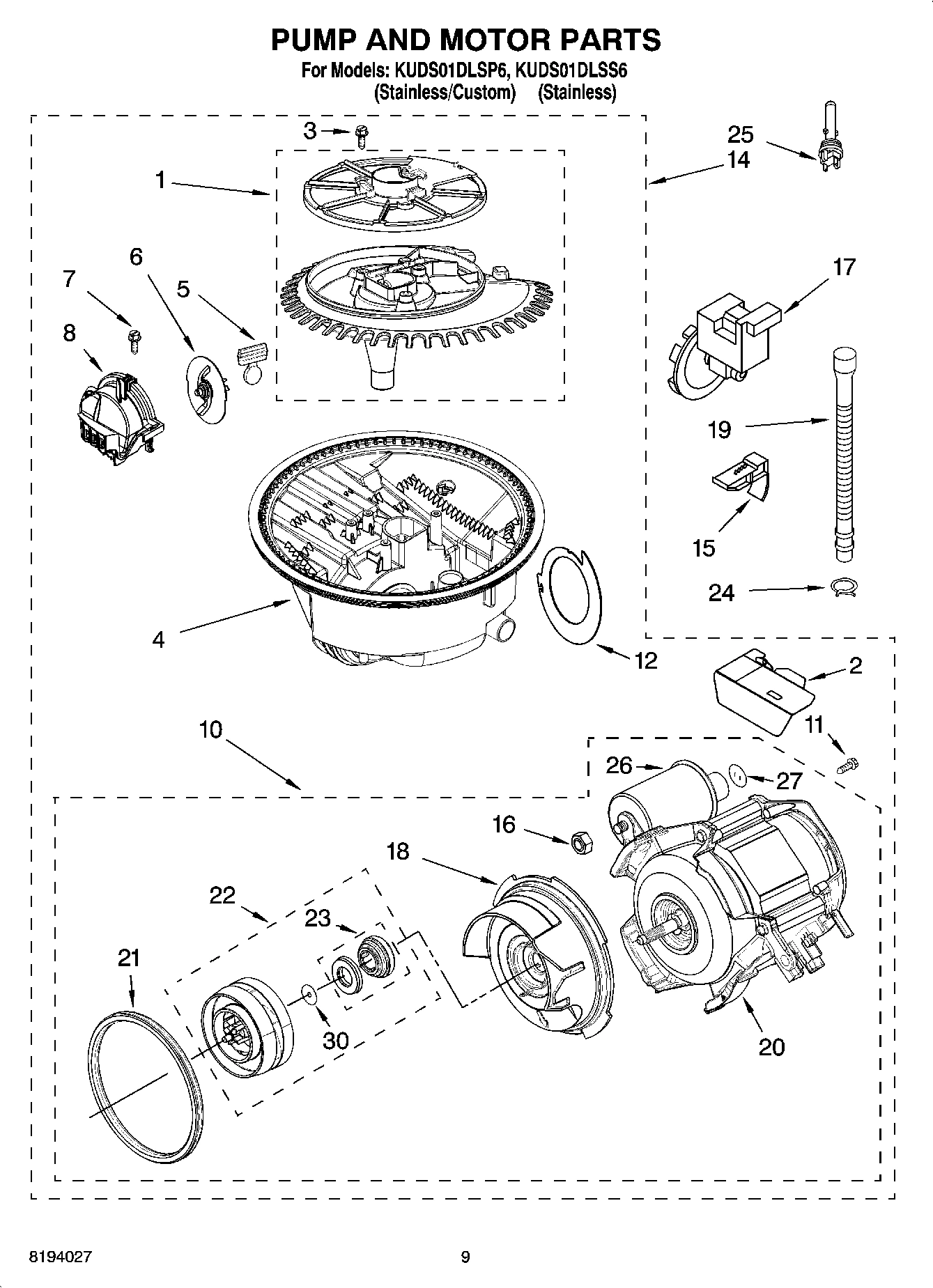 08 - PUMP AND MOTOR PARTS