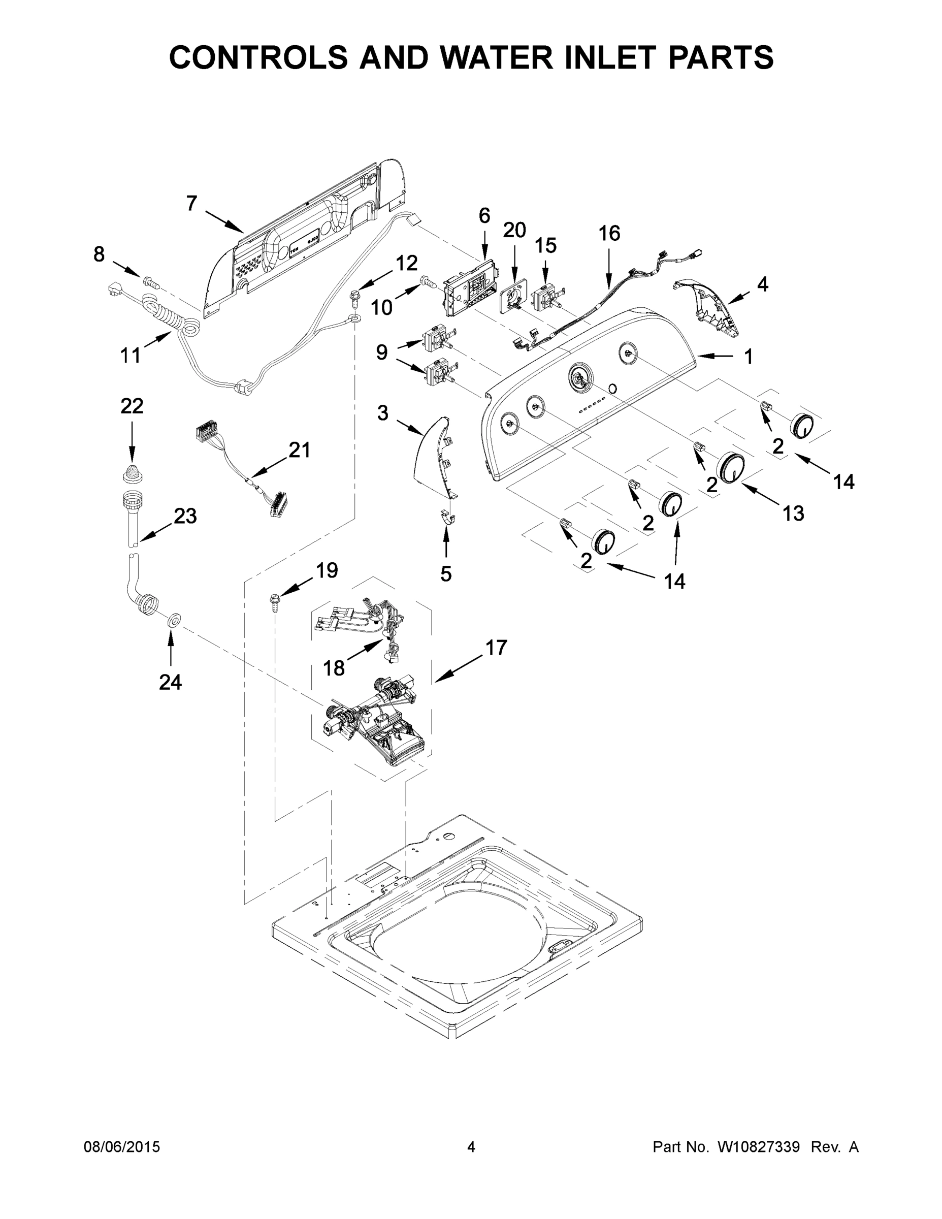 03 - CONTROLS AND WATER INLET PARTS