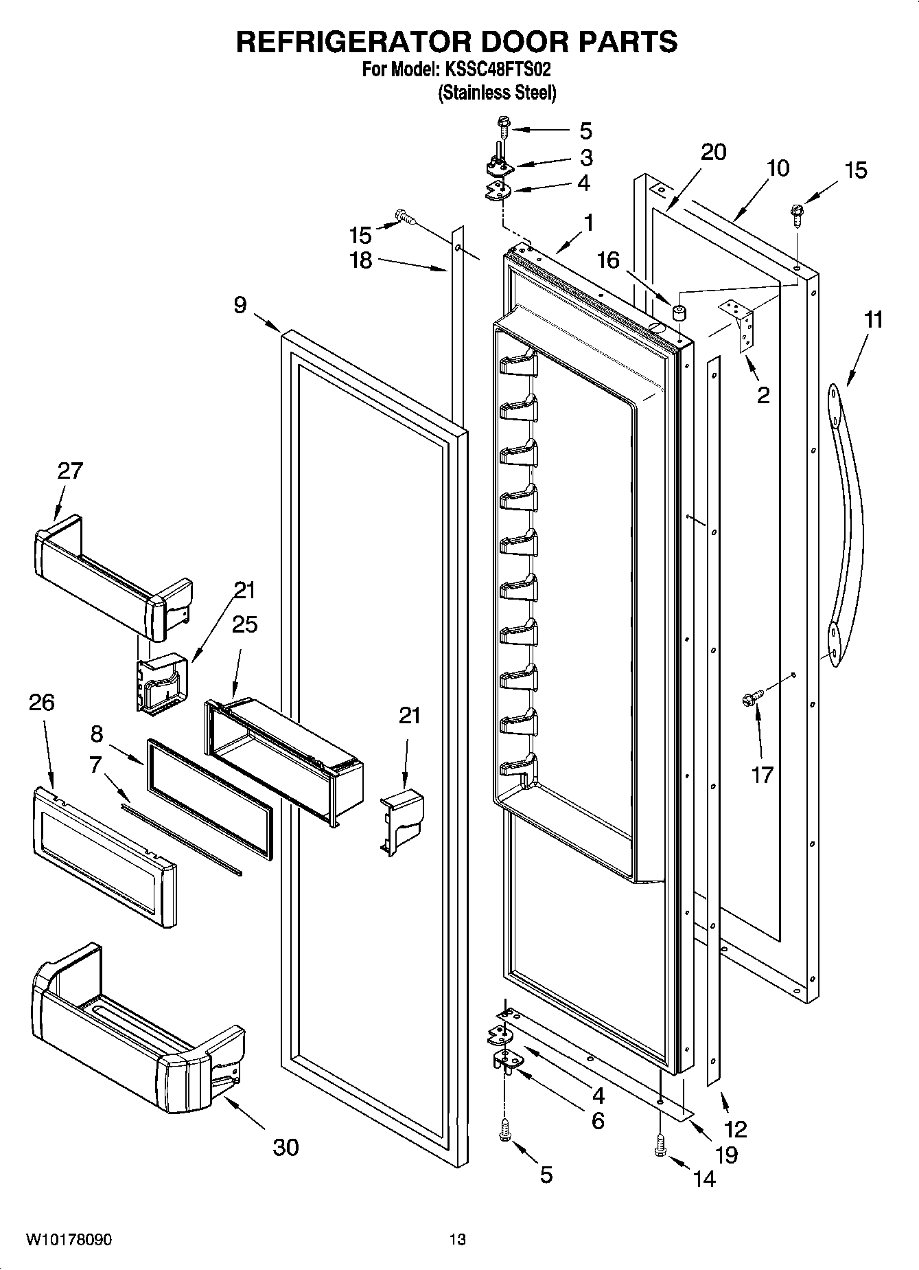 09 - REFRIGERATOR DOOR PARTS