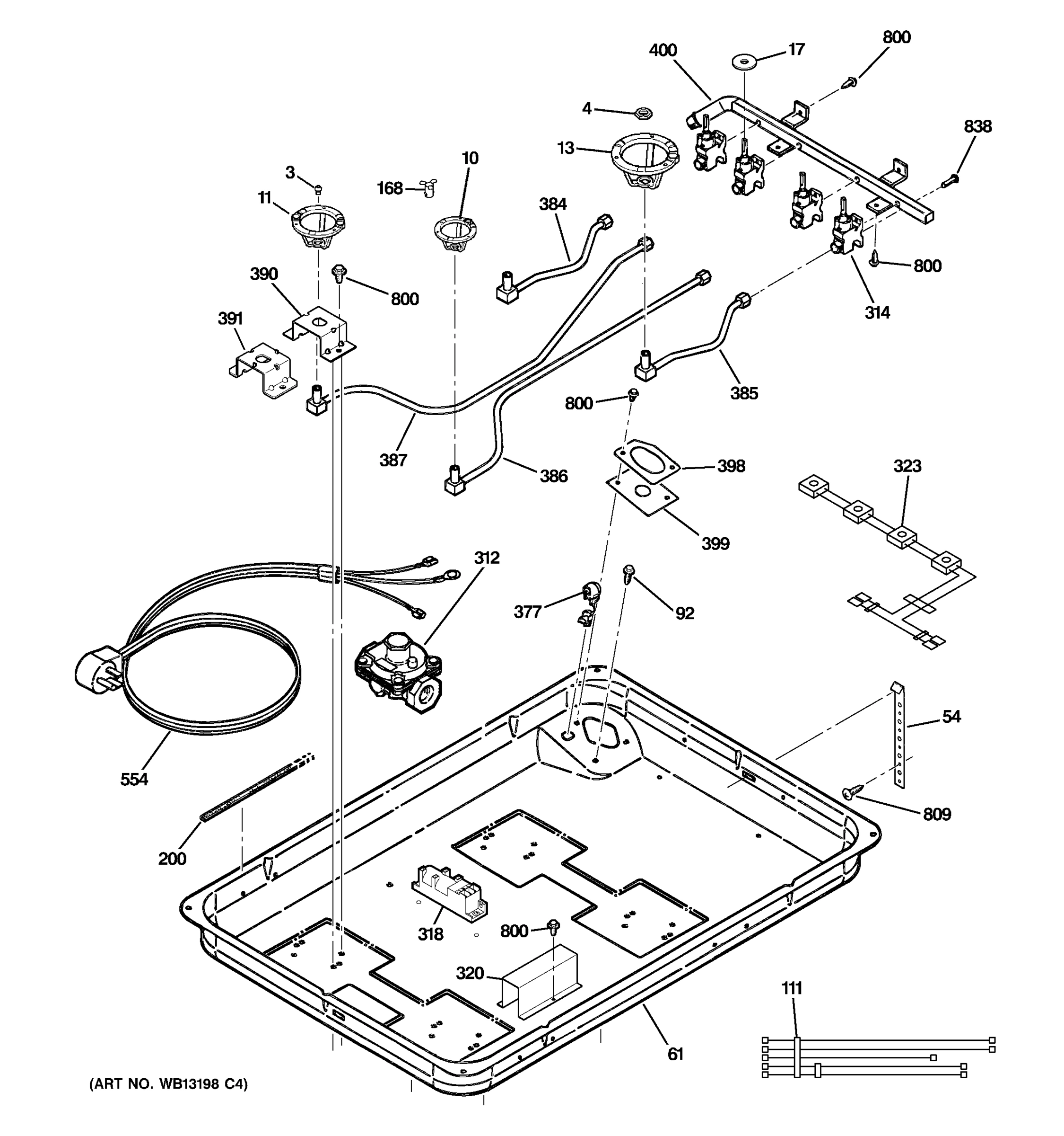 GAS & BURNER PARTS