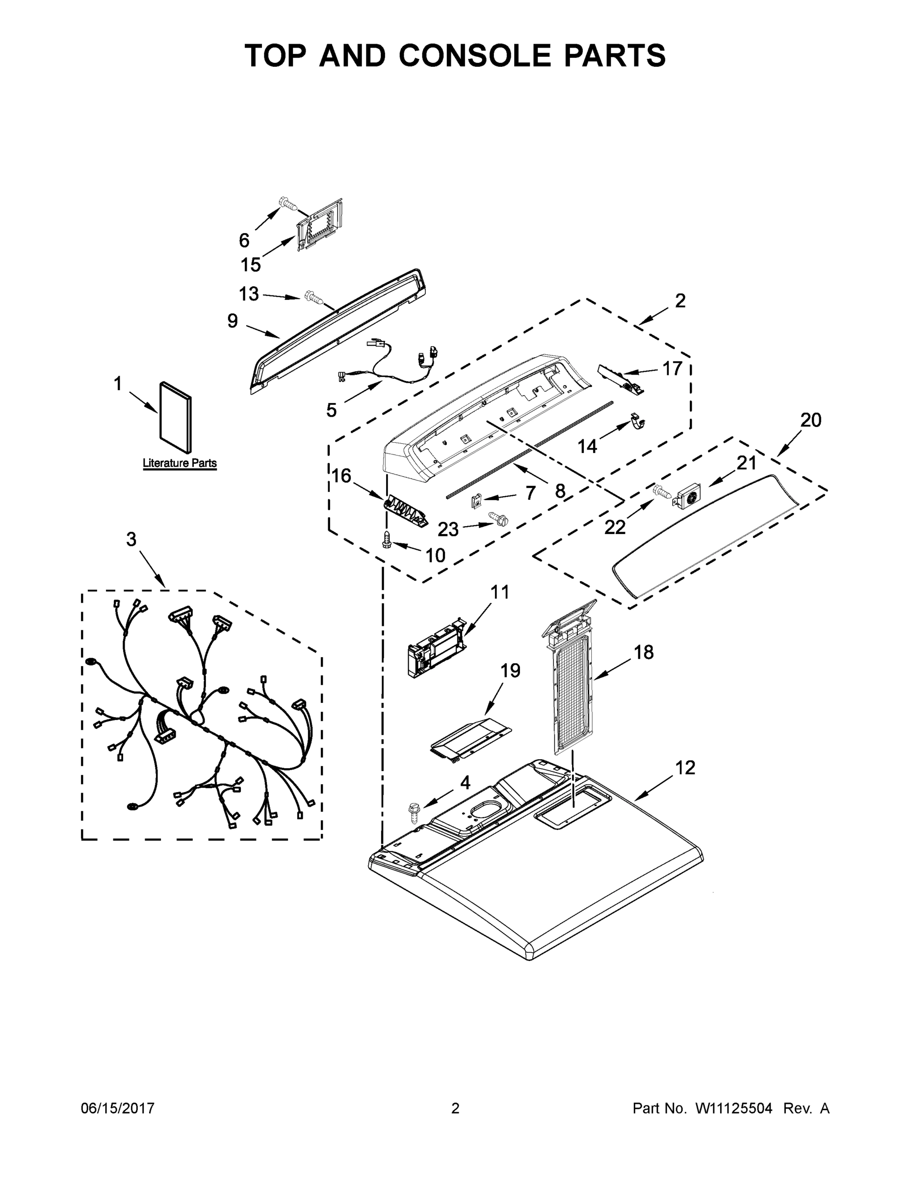 02 - TOP AND CONSOLE PARTS