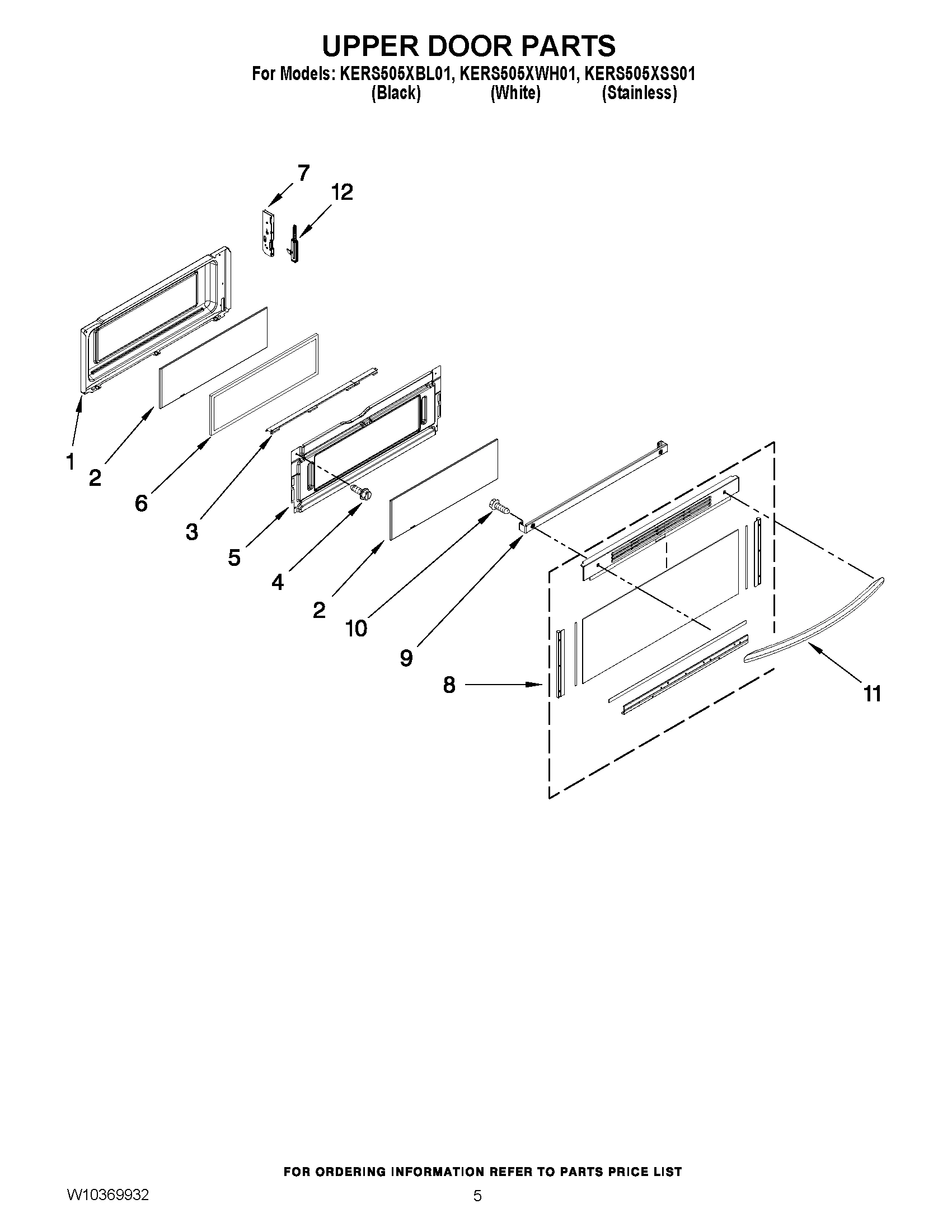 04 - UPPER DOOR PARTS