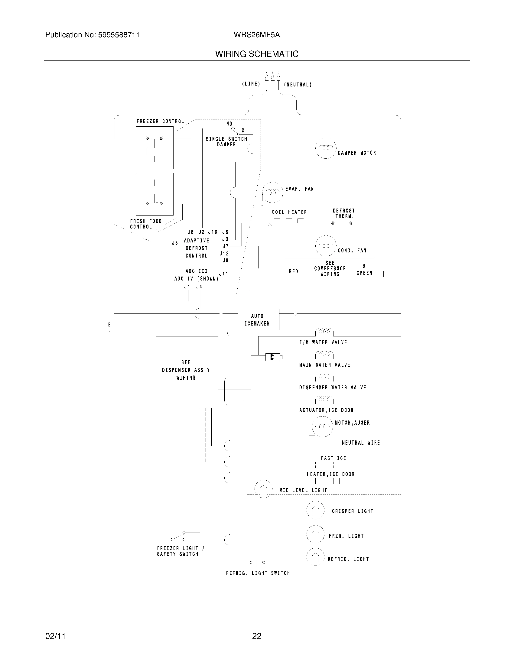 22 - WIRING SCHEMATIC