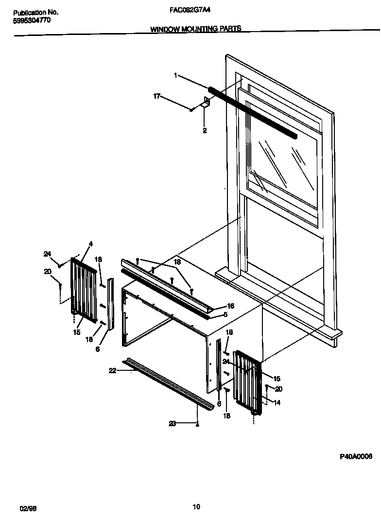 06 - WINDOW MOUNTING PARTS