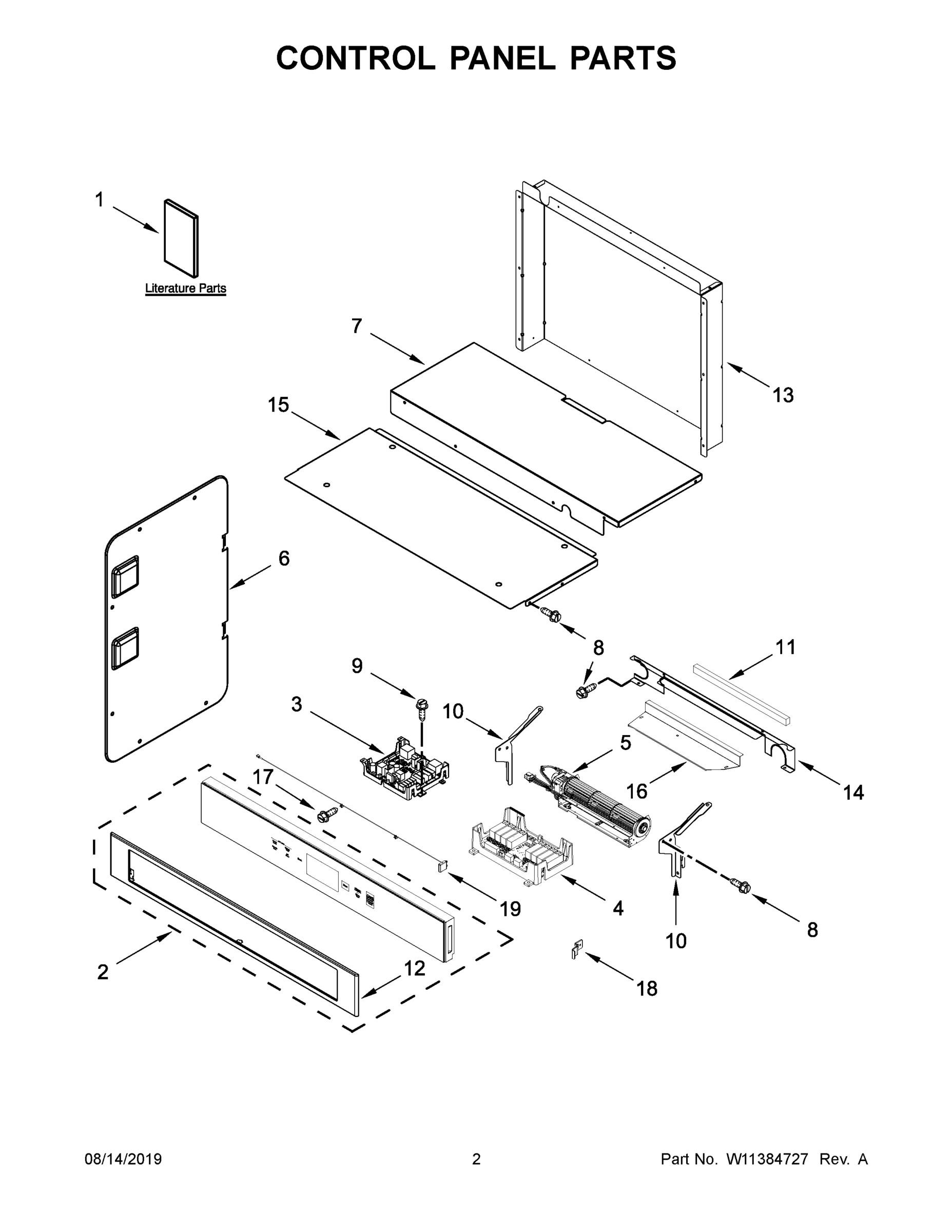 02 - CONTROL PANEL PARTS