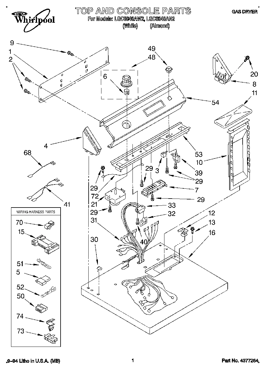 01 - TOP AND CONSOLE, LIT/OPTIONAL