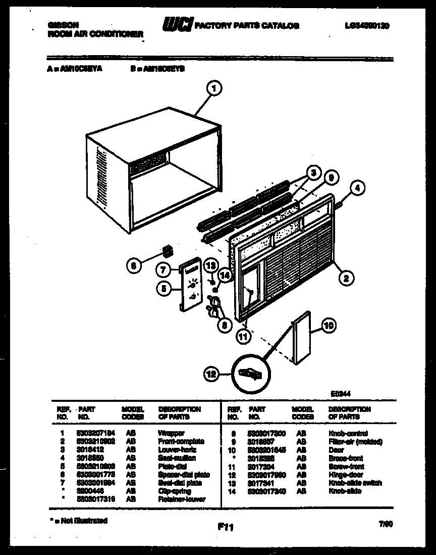 02 - CABINET PARTS